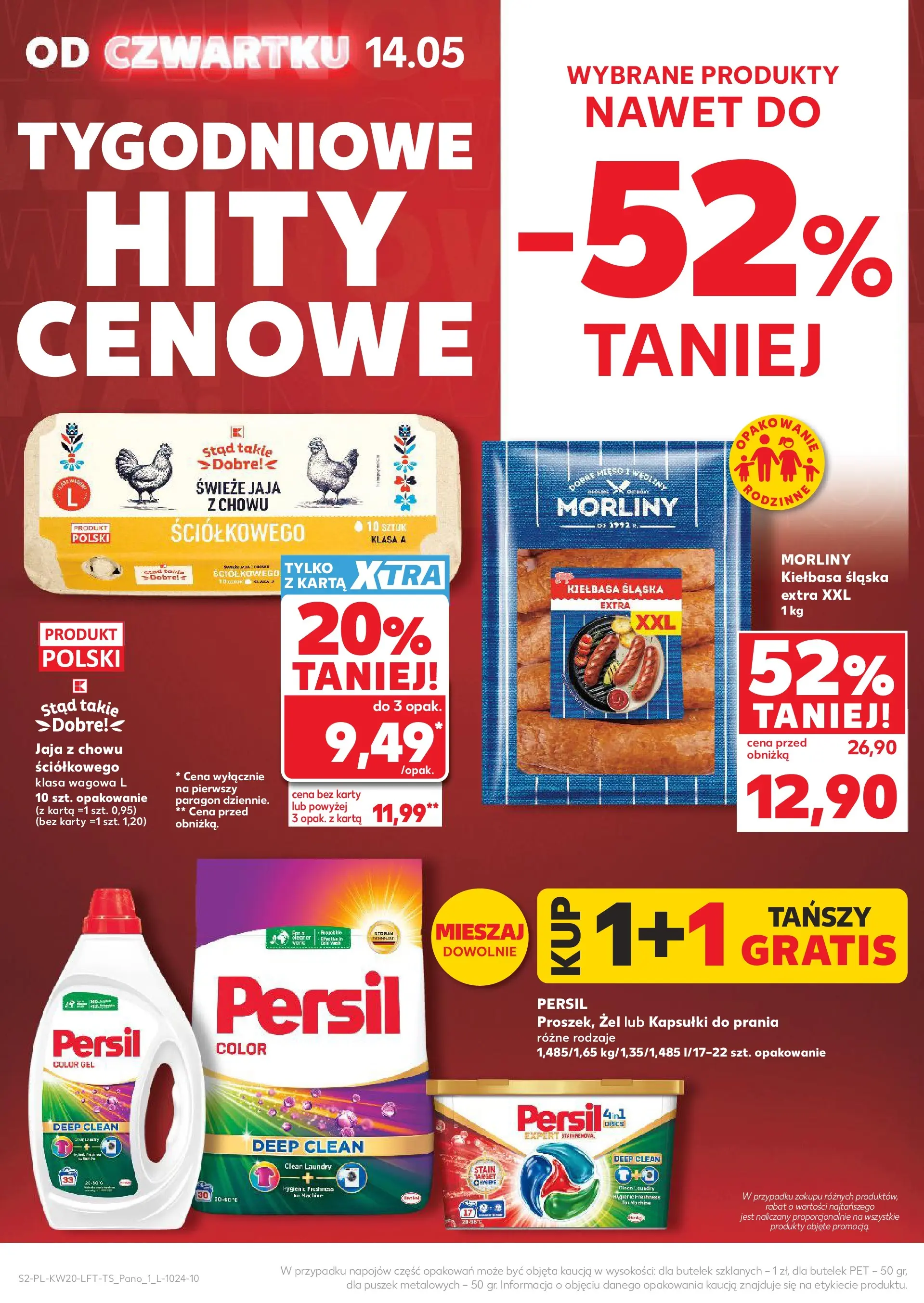 Kaufland - Kaufland Gazetka Tygodnia ważna do 20.05 (13.05.2026) - od jutra | Strona: 2 | Produkty: Kiełbasa, Persil, Kapsułki do prania, Jaja Kaufland - Kaufland Gazetka Tygodnia ważna do 20.05 od 13.05.2026 - od jutra PDF | Strona: 2 | Produkty: Kiełbasa, Persil, Kapsułki do prania, Jaja