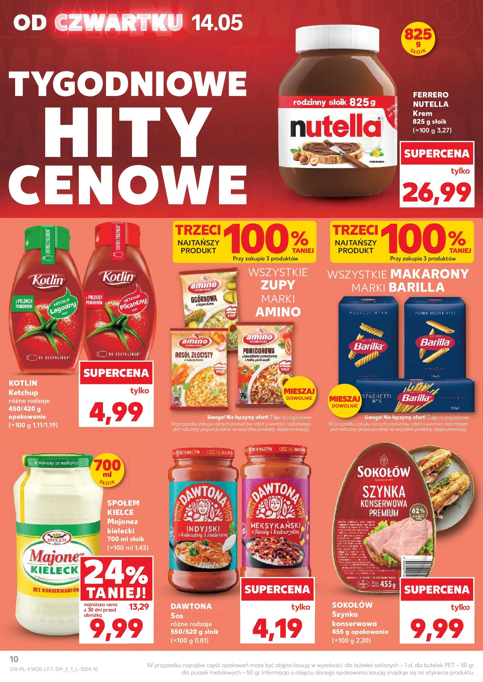 Kaufland - Kaufland Gazetka Tygodnia ważna do 20.05 (13.05.2026) - od jutra | Strona: 10 | Produkty: Penne, Makarony, Śmietana, Majonez Kaufland - Kaufland Gazetka Tygodnia ważna do 20.05 od 13.05.2026 - od jutra PDF | Strona: 10 | Produkty: Penne, Makarony, Śmietana, Majonez
