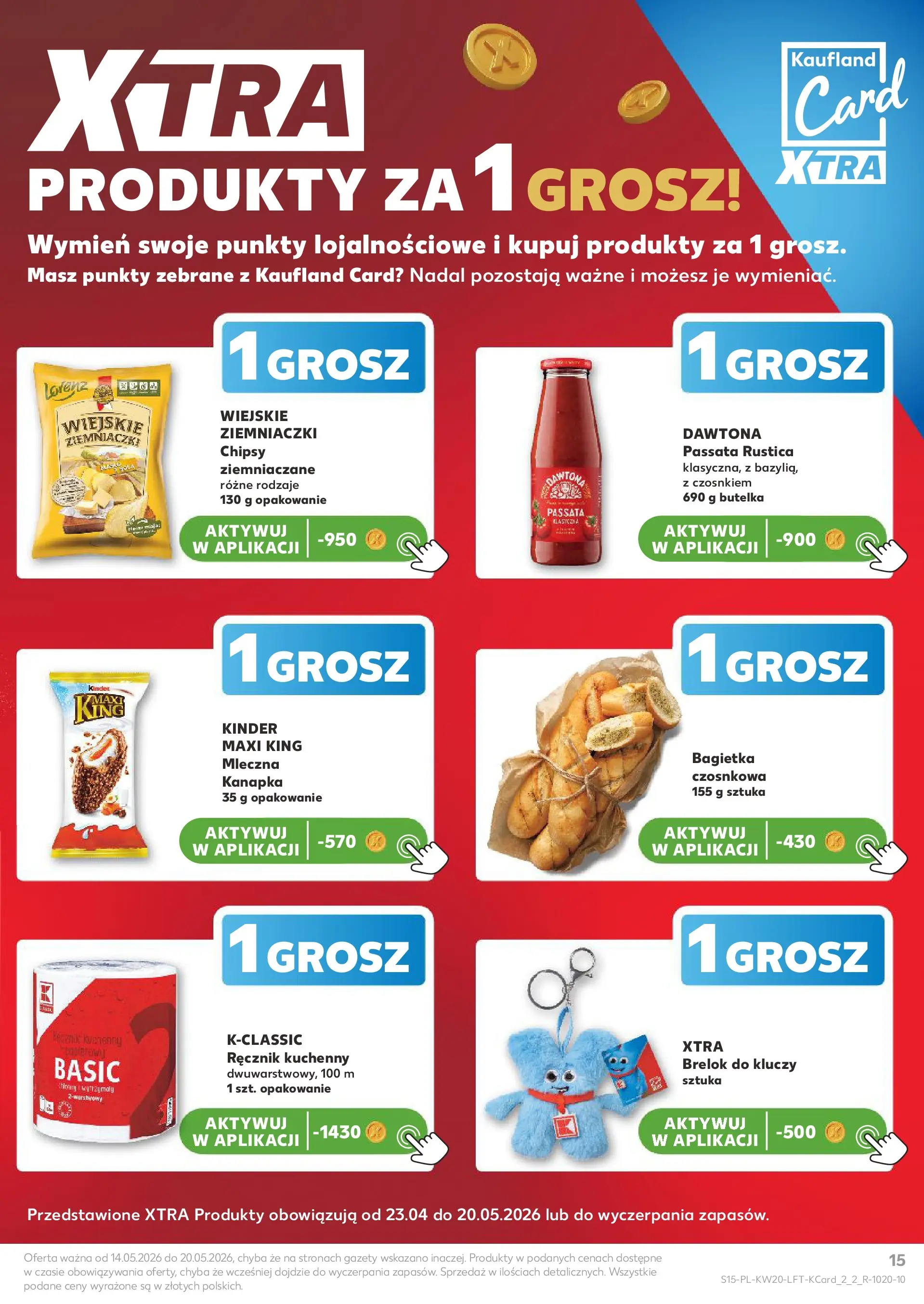 Kaufland - Kaufland Gazetka Tygodnia ważna do 20.05 (13.05.2026) - od jutra | Strona: 15 | Produkty: Chipsy, Bagietka, Ziemniaczki Kaufland - Kaufland Gazetka Tygodnia ważna do 20.05 od 13.05.2026 - od jutra PDF | Strona: 15 | Produkty: Chipsy, Bagietka, Ziemniaczki