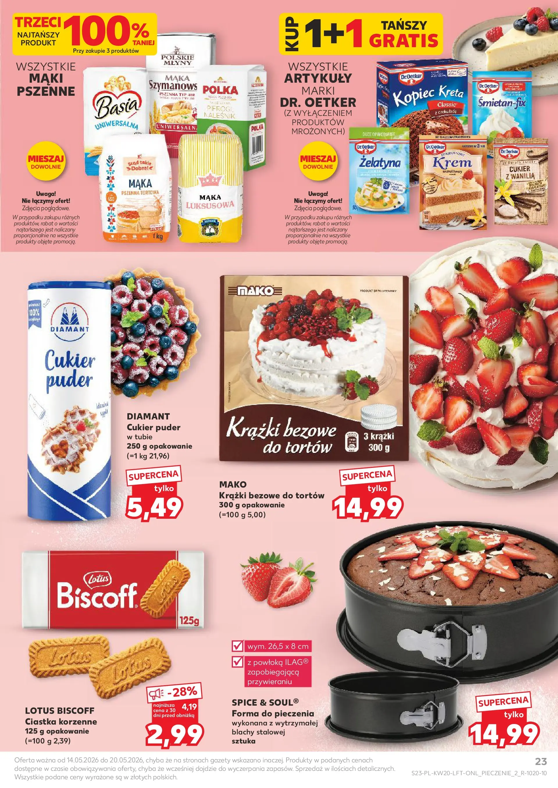Kaufland - Kaufland Gazetka Tygodnia ważna do 20.05 (13.05.2026) - od jutra | Strona: 23 | Produkty: Półka, Ciastka korzenne, Ciastka, Krem Kaufland - Kaufland Gazetka Tygodnia ważna do 20.05 od 13.05.2026 - od jutra PDF | Strona: 23 | Produkty: Półka, Ciastka korzenne, Ciastka, Krem