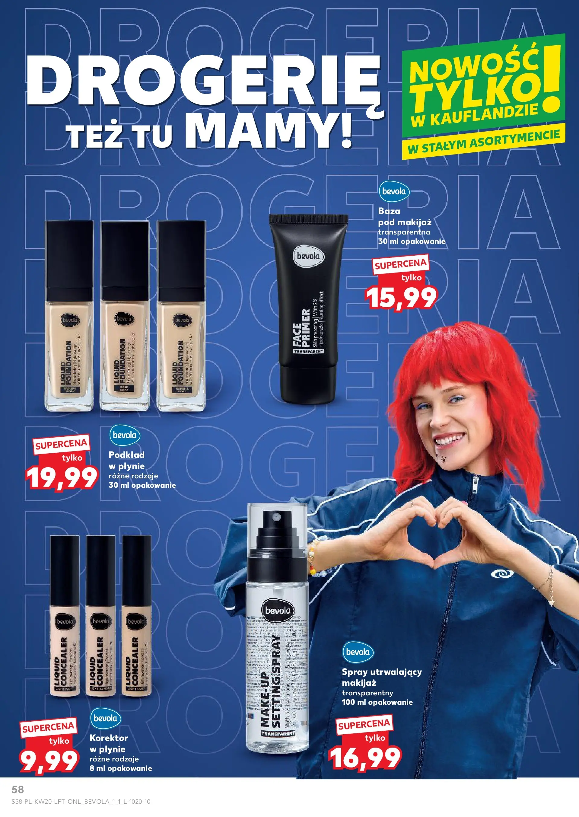 Kaufland - Kaufland Gazetka Tygodnia ważna do 20.05 (13.05.2026) - od jutra | Strona: 58 | Produkty: Makijaż, Korektor Kaufland - Kaufland Gazetka Tygodnia ważna do 20.05 od 13.05.2026 - od jutra PDF | Strona: 58 | Produkty: Makijaż, Korektor