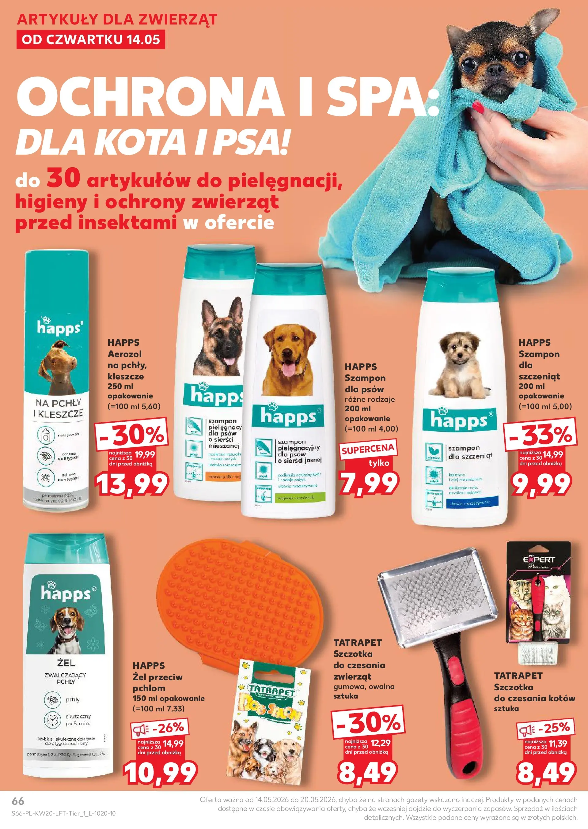 Kaufland - Kaufland Gazetka Tygodnia ważna do 20.05 (13.05.2026) - od jutra | Strona: 66 | Produkty: Szczotka, Szampon Kaufland - Kaufland Gazetka Tygodnia ważna do 20.05 od 13.05.2026 - od jutra PDF | Strona: 66 | Produkty: Szczotka, Szampon