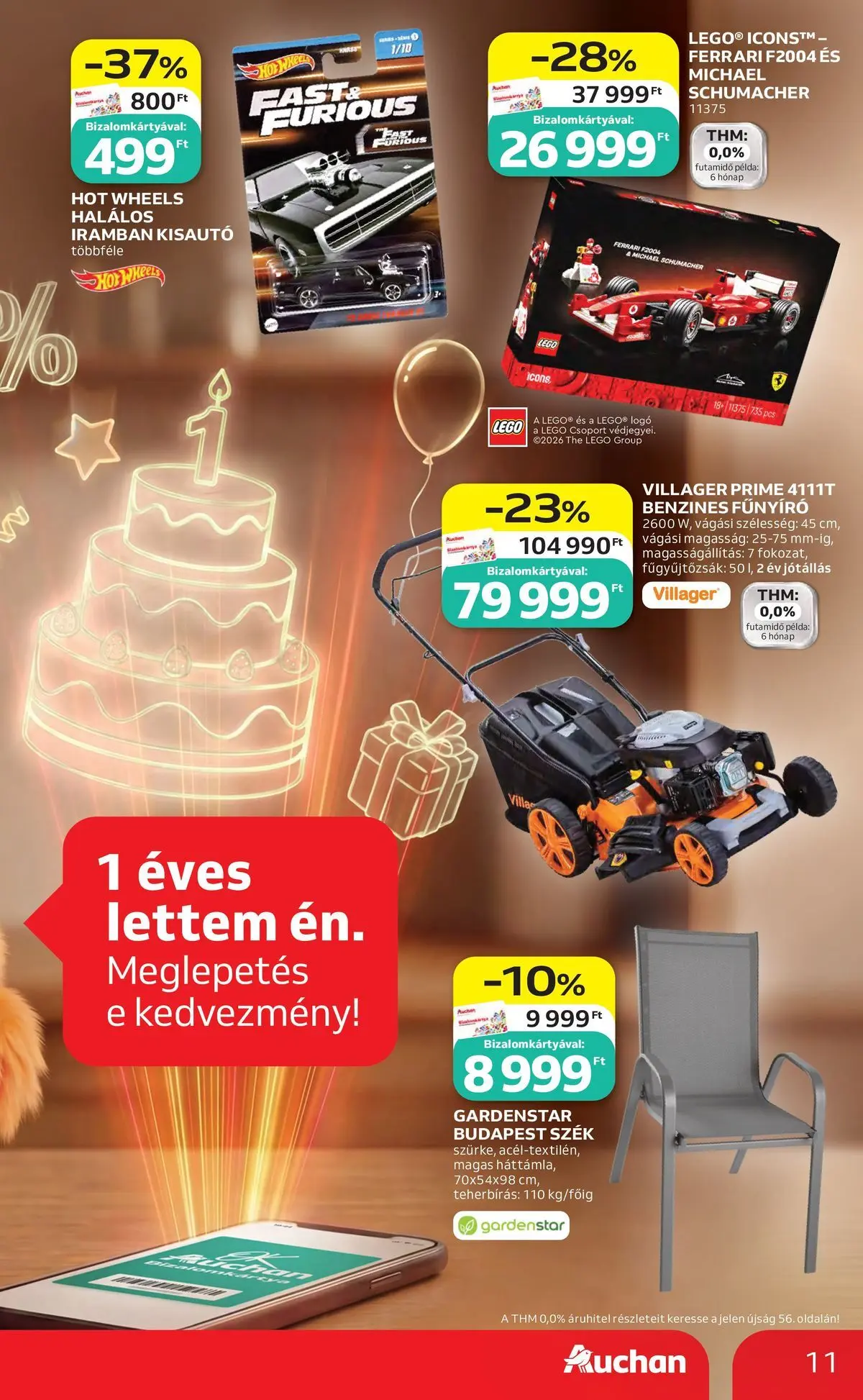 Akciós újság új Auchan - 2026.05.14. -tól/töl ⏳ | Oldal: 11 Auchan akciós újság Székesfehérvár - 2026.05.14. -tól/töl > akció, lapozható szórólap 🛍️ | Oldal: 11