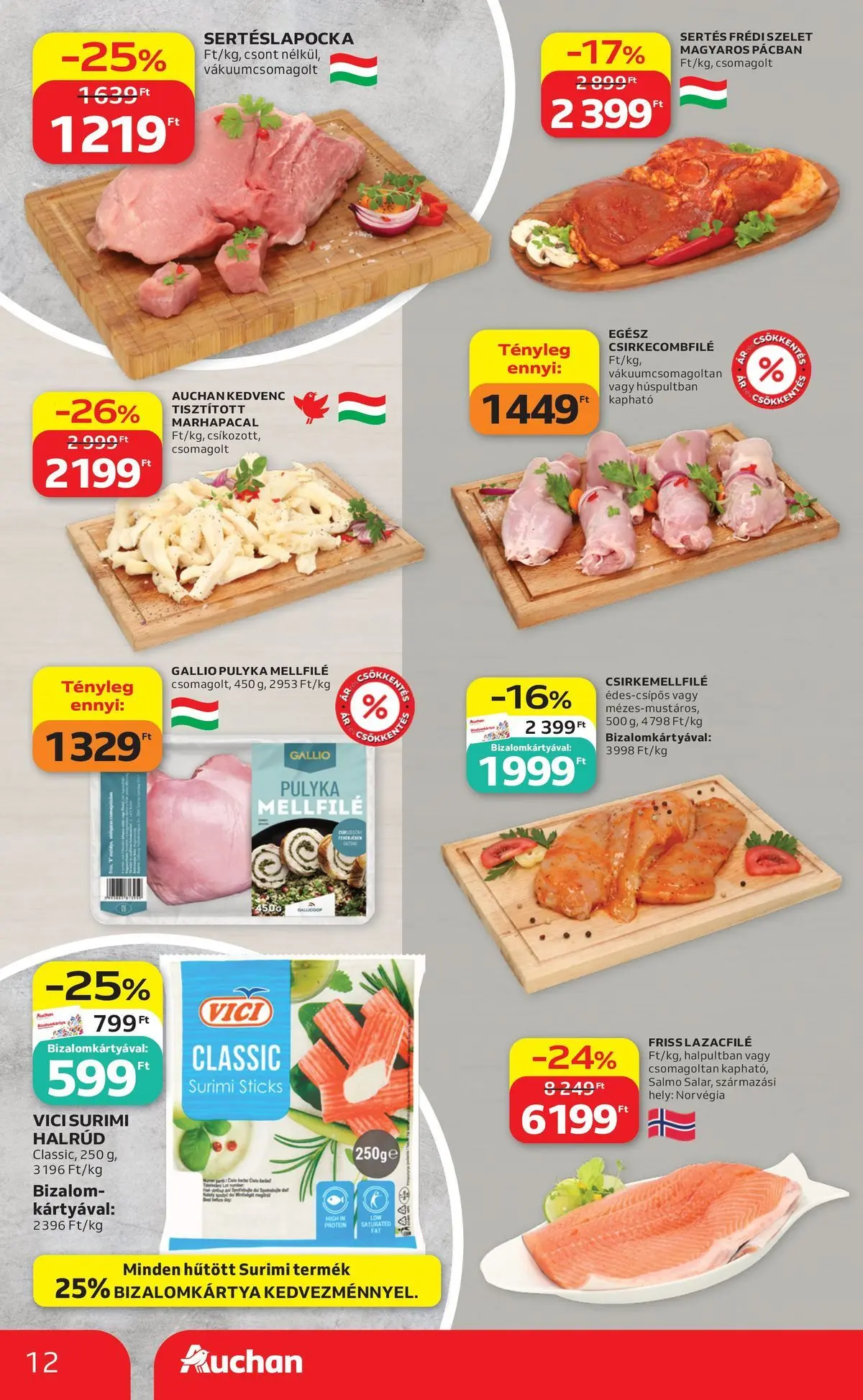 Akciós újság új Auchan - 2026.05.14. -tól/töl ⏳ | Oldal: 12 Auchan akciós újság Székesfehérvár - 2026.05.14. -tól/töl > akció, lapozható szórólap 🛍️ | Oldal: 12
