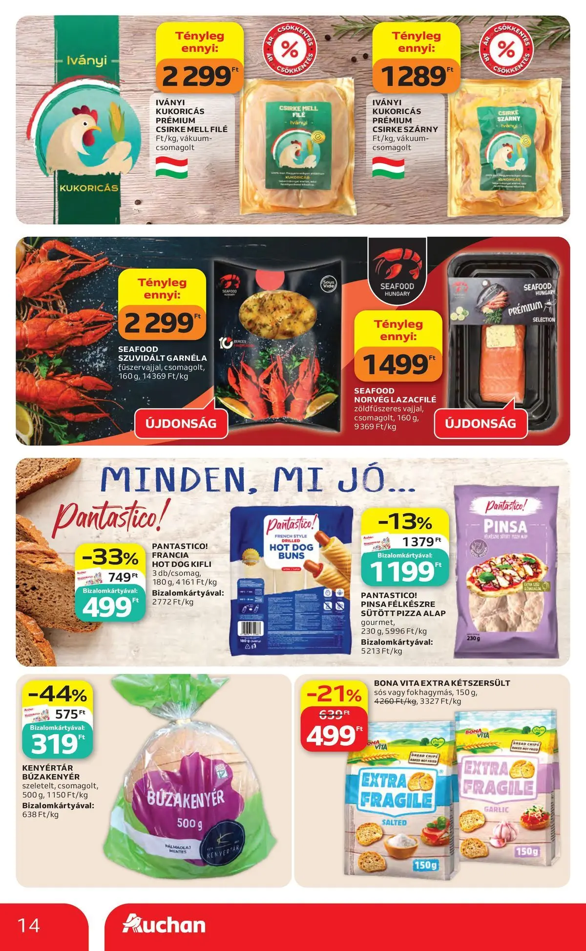Akciós újság új Auchan - 2026.05.14. -tól/töl ⏳ | Oldal: 14 Auchan akciós újság Székesfehérvár - 2026.05.14. -tól/töl > akció, lapozható szórólap 🛍️ | Oldal: 14