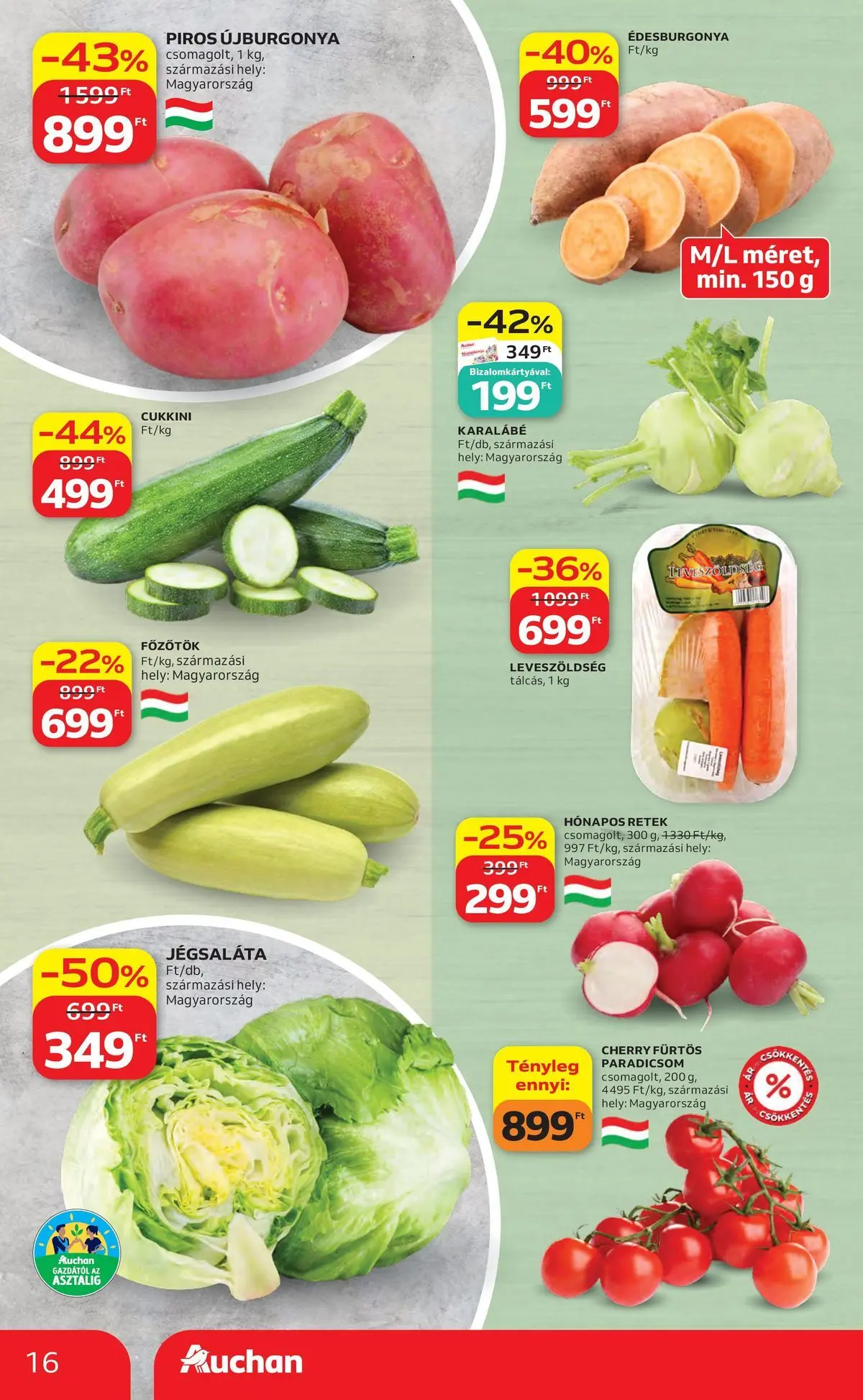 Akciós újság új Auchan - 2026.05.14. -tól/töl ⏳ | Oldal: 16 Auchan akciós újság Székesfehérvár - 2026.05.14. -tól/töl > akció, lapozható szórólap 🛍️ | Oldal: 16
