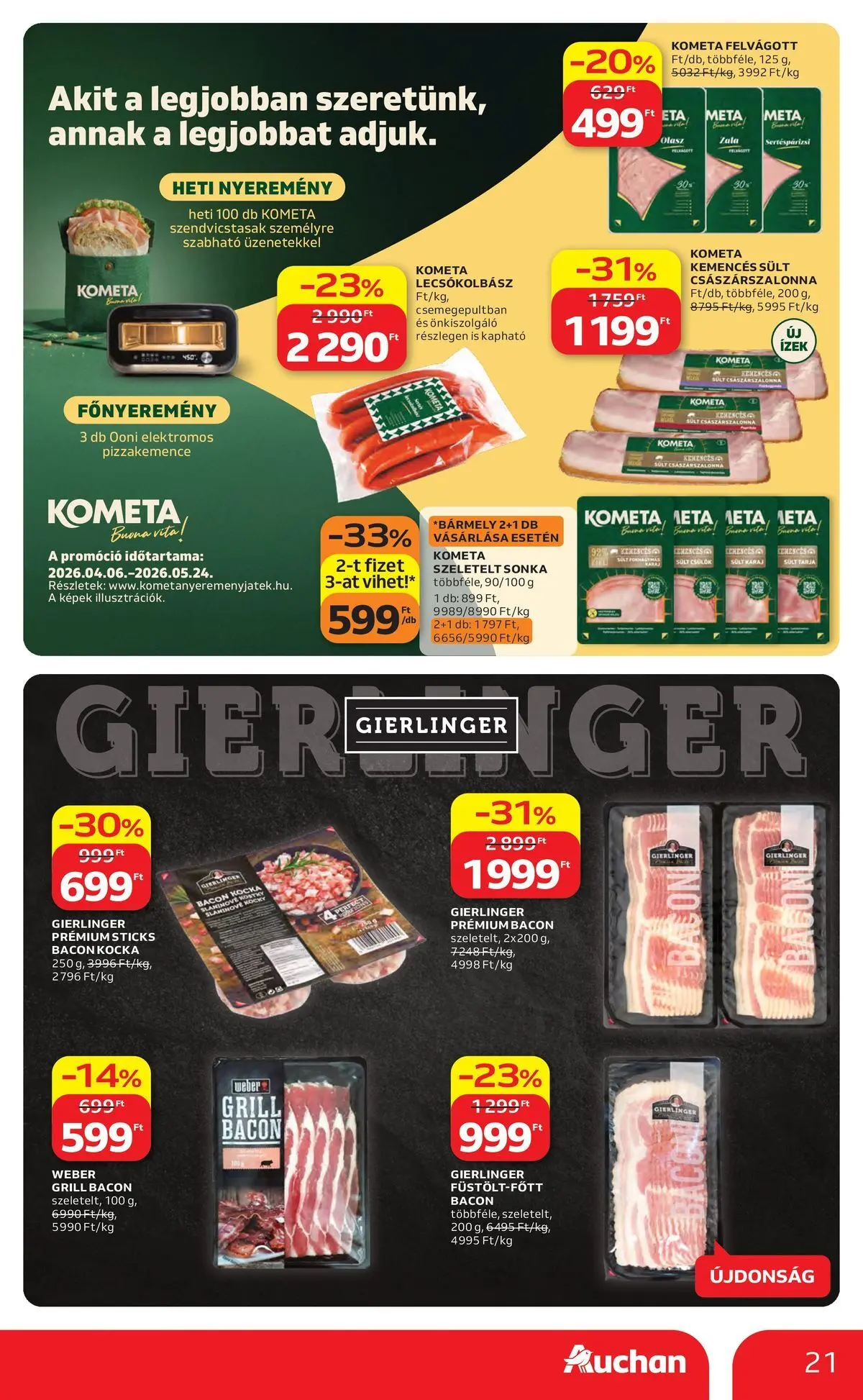 Akciós újság új Auchan - 2026.05.14. -tól/töl ⏳ | Oldal: 21 Auchan akciós újság Székesfehérvár - 2026.05.14. -tól/töl > akció, lapozható szórólap 🛍️ | Oldal: 21