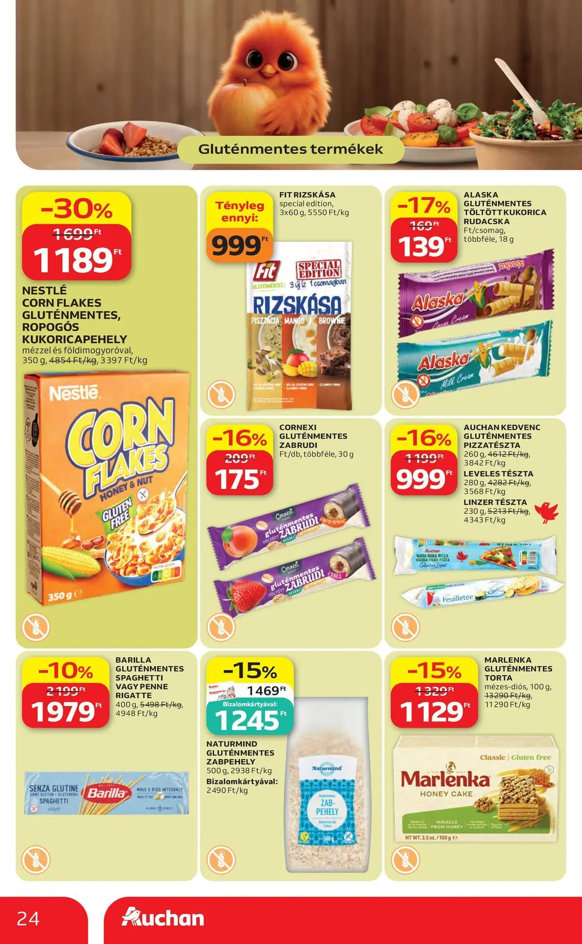 Akciós újság új Auchan - 2026.05.14. -tól/töl ⏳ | Oldal: 24 Auchan akciós újság Székesfehérvár - 2026.05.14. -tól/töl > akció, lapozható szórólap 🛍️ | Oldal: 24