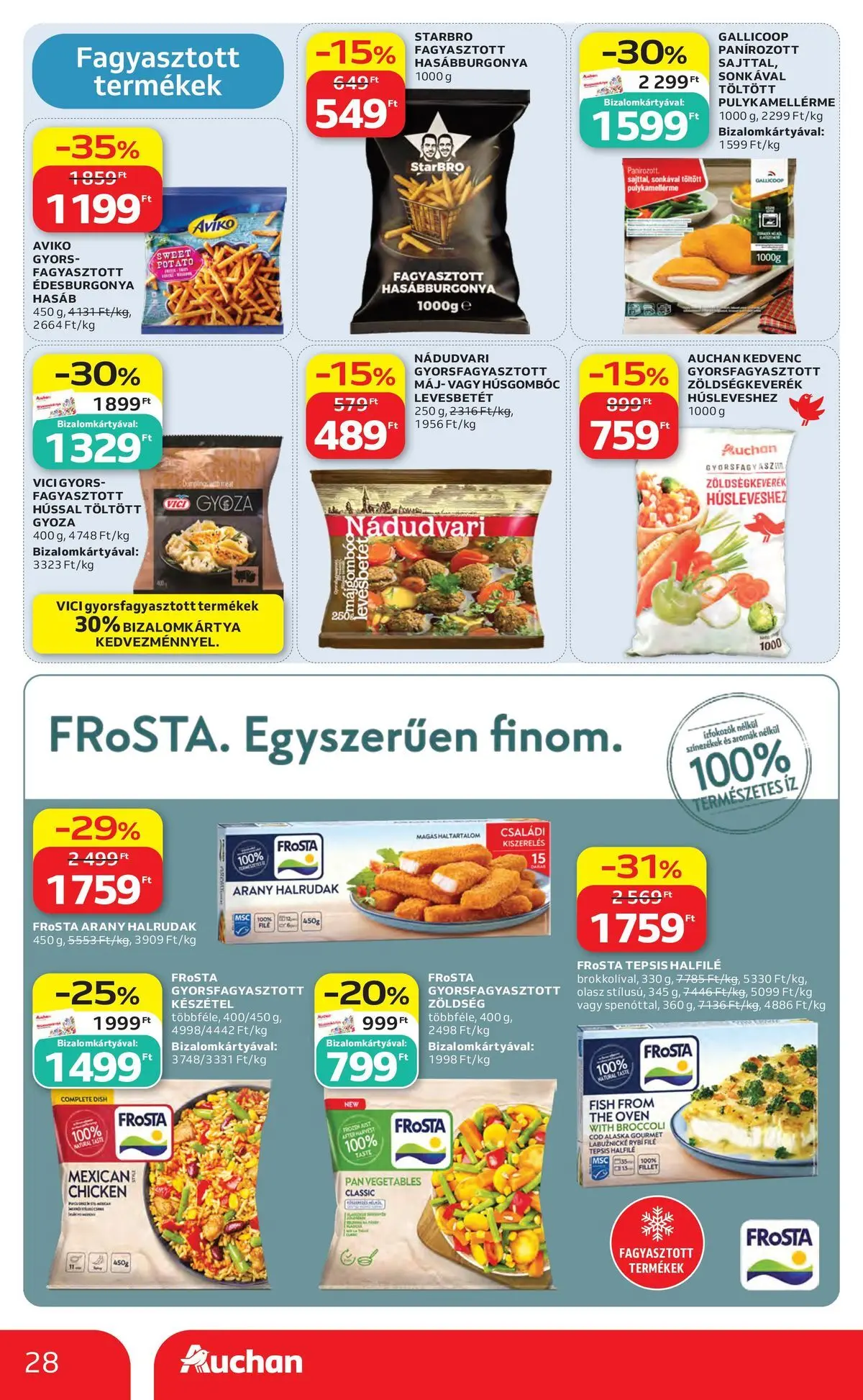 Akciós újság új Auchan - 2026.05.14. -tól/töl ⏳ | Oldal: 28 Auchan akciós újság Székesfehérvár - 2026.05.14. -tól/töl > akció, lapozható szórólap 🛍️ | Oldal: 28