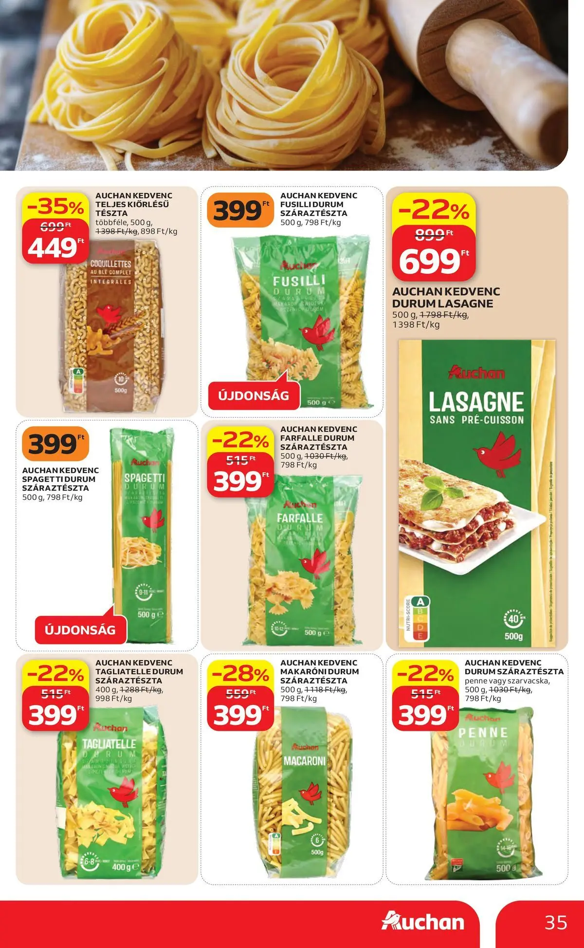 Akciós újság új Auchan - 2026.05.14. -tól/töl ⏳ | Oldal: 35 Auchan akciós újság Székesfehérvár - 2026.05.14. -tól/töl > akció, lapozható szórólap 🛍️ | Oldal: 35