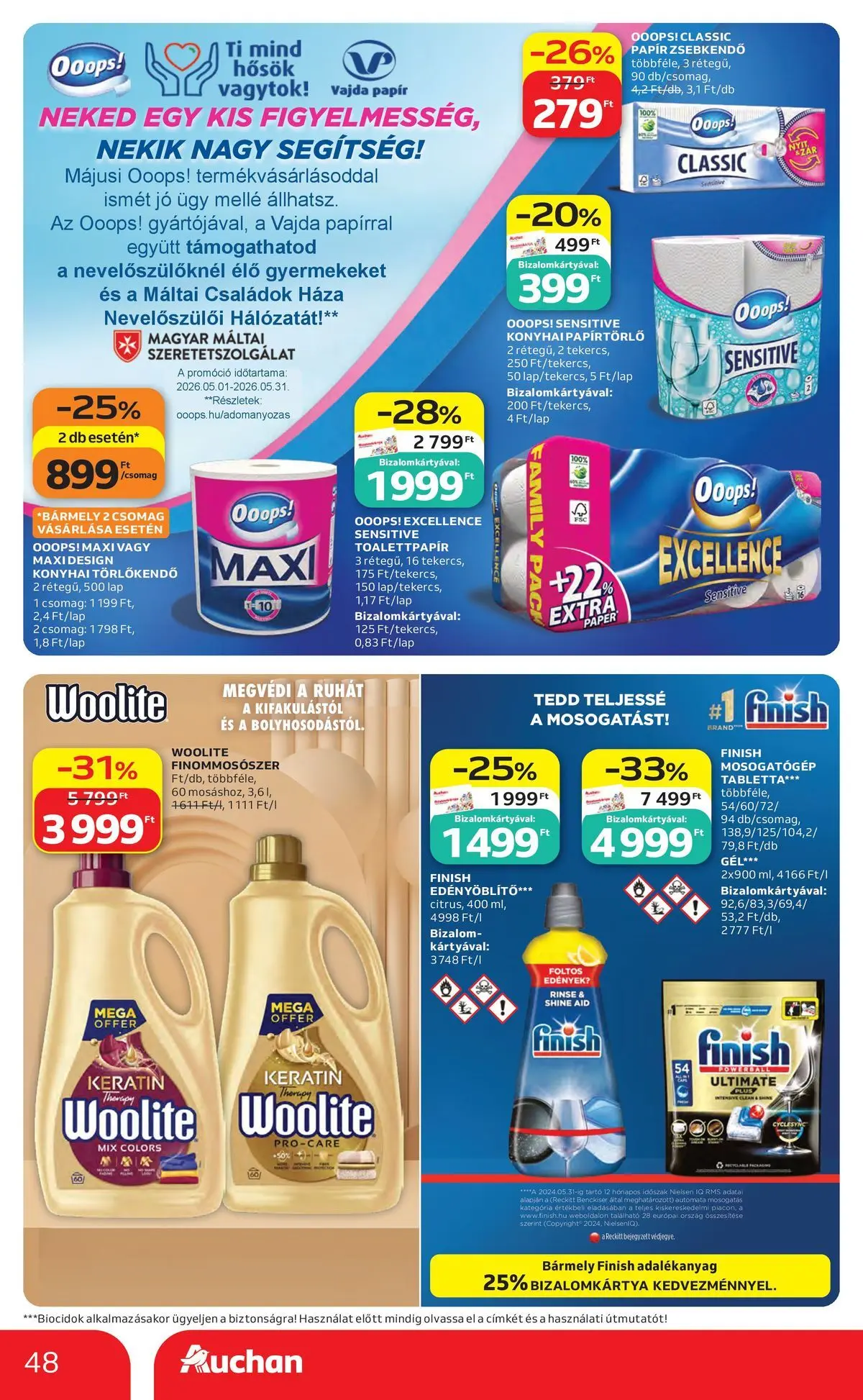 Akciós újság új Auchan - 2026.05.14. -tól/töl ⏳ | Oldal: 48 Auchan akciós újság Székesfehérvár - 2026.05.14. -tól/töl > akció, lapozható szórólap 🛍️ | Oldal: 48