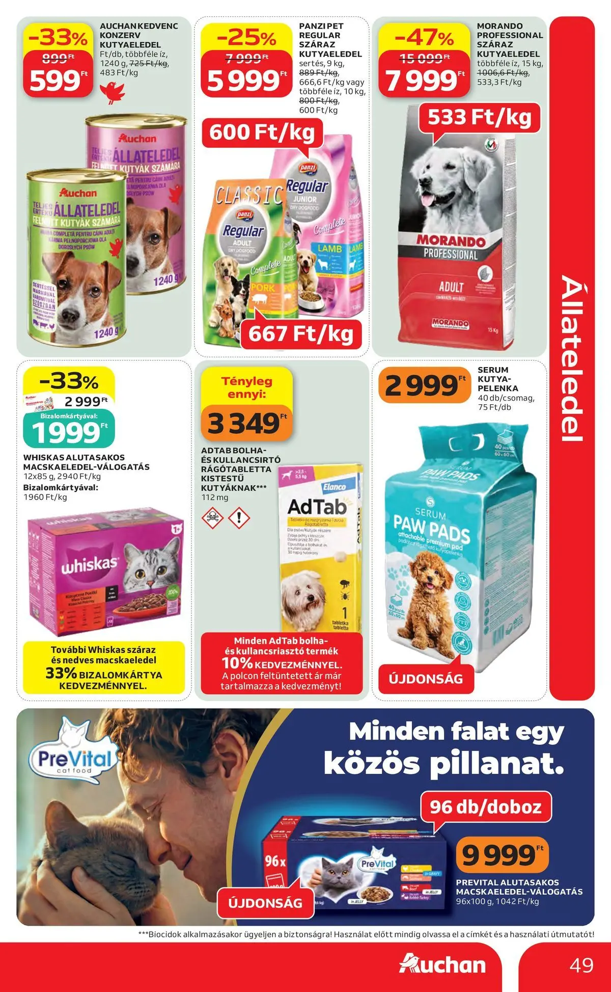 Akciós újság új Auchan - 2026.05.14. -tól/töl ⏳ | Oldal: 49 Auchan akciós újság Székesfehérvár - 2026.05.14. -tól/töl > akció, lapozható szórólap 🛍️ | Oldal: 49