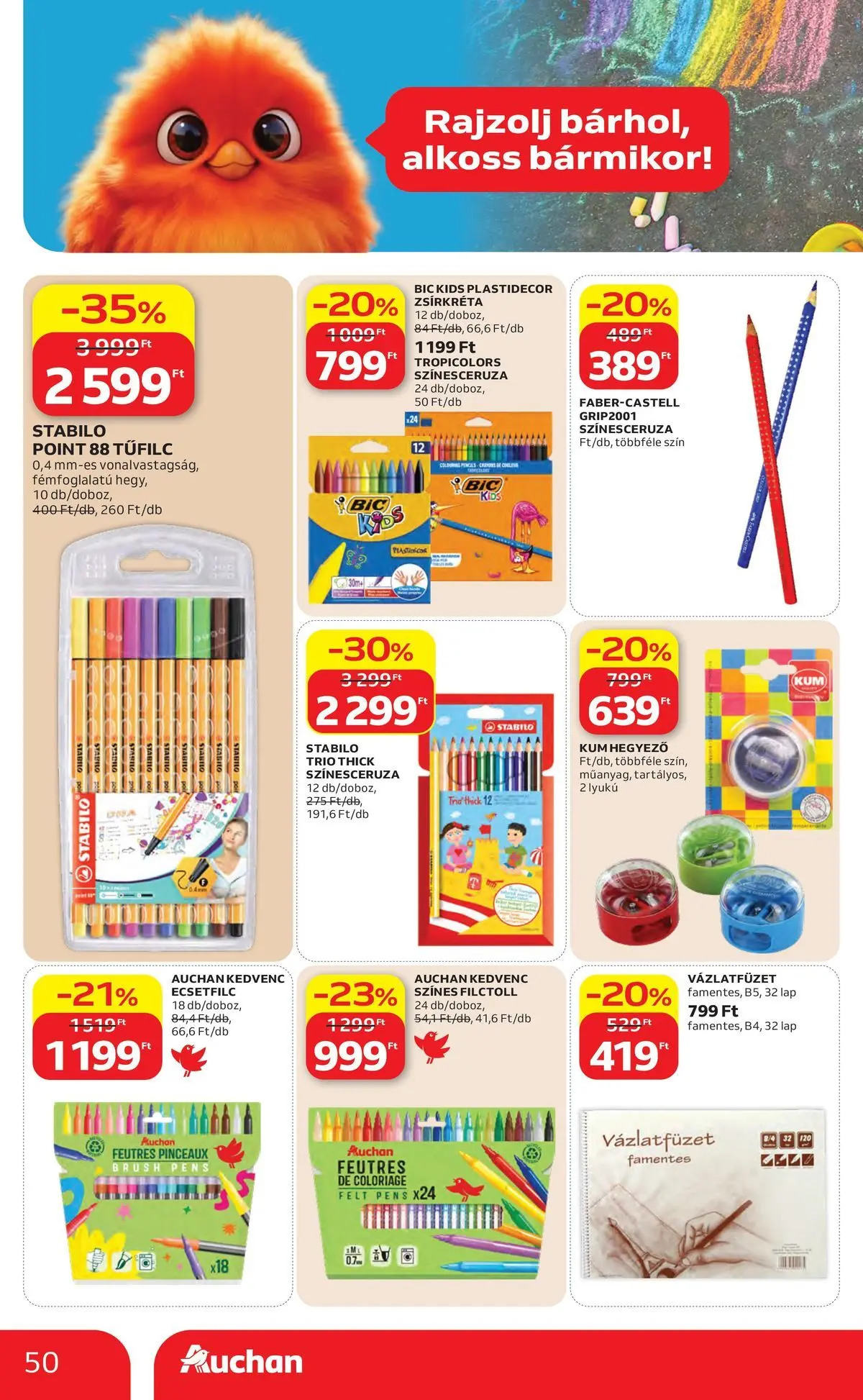 Akciós újság új Auchan - 2026.05.14. -tól/töl ⏳ | Oldal: 50 Auchan akciós újság Székesfehérvár - 2026.05.14. -tól/töl > akció, lapozható szórólap 🛍️ | Oldal: 50