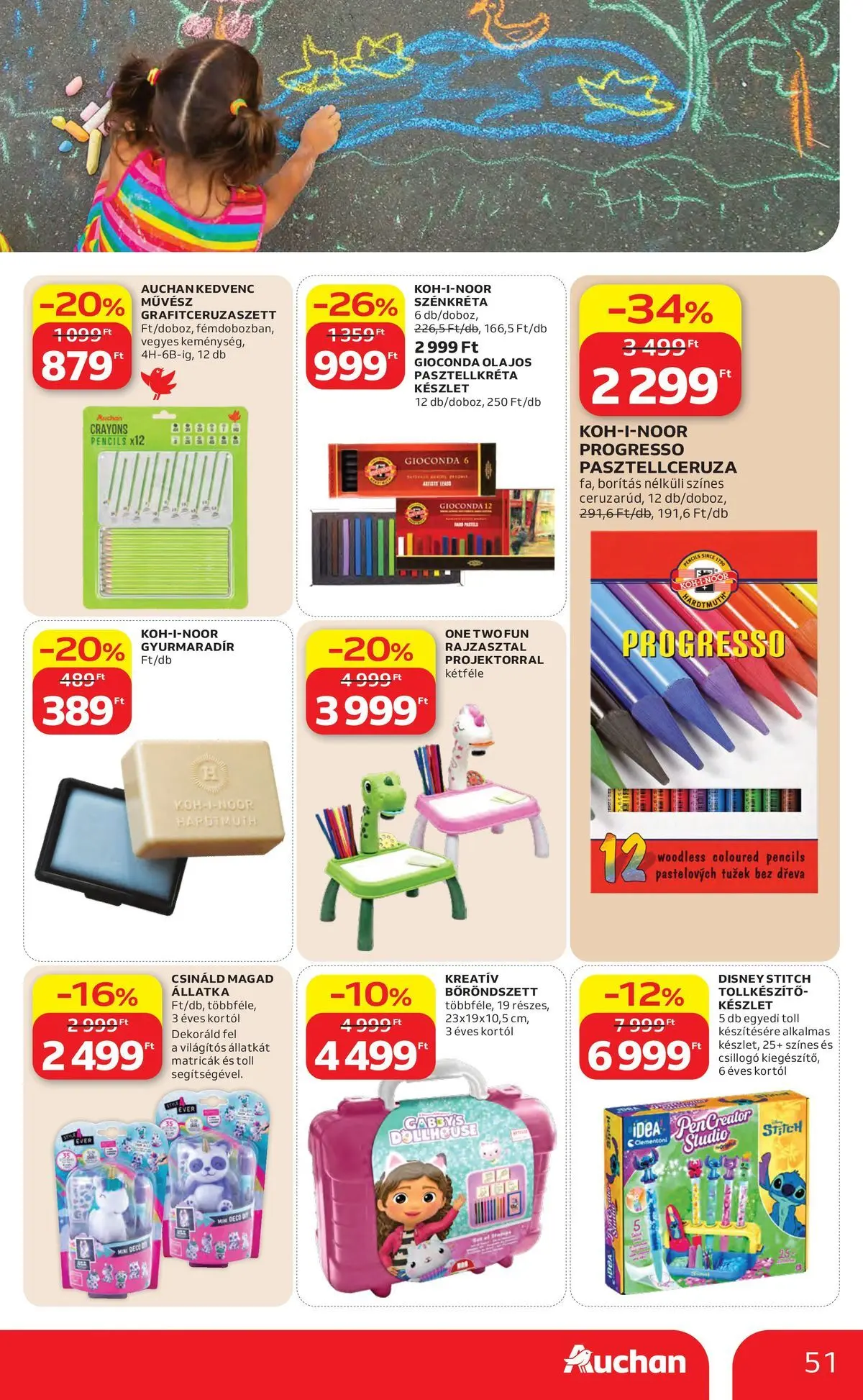 Akciós újság új Auchan - 2026.05.14. -tól/töl ⏳ | Oldal: 51 Auchan akciós újság Székesfehérvár - 2026.05.14. -tól/töl > akció, lapozható szórólap 🛍️ | Oldal: 51