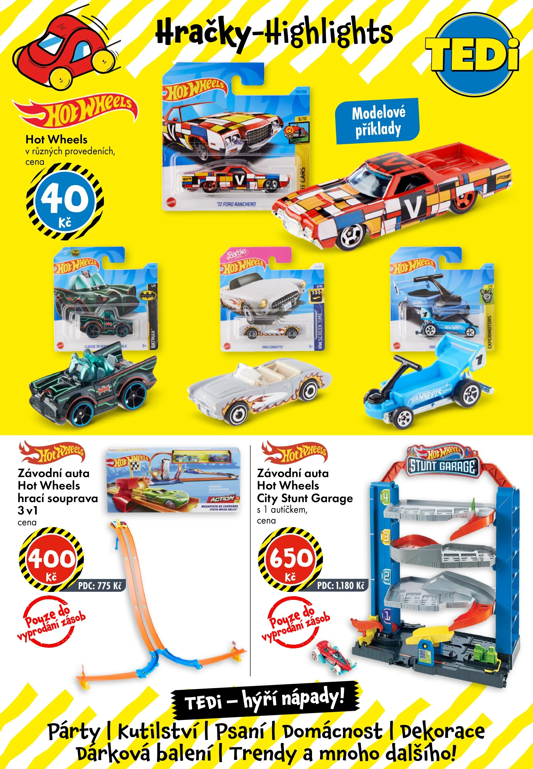 TEDi aktuální leták od 20.05.2026 - akční nabídka | Strana: 5 | Produkty: Tv, Hot Wheels, Barbie, Dekorace