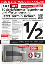 XXXLutz Schlafzimmer-Testerinnen und -Tester gesucht - bis 23.05.2026