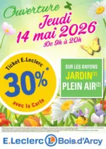 E.Leclerc OUV. JEUDI 14 - VENDREDI 15 - SAMEDI 16 MAI 2026 - au 14.05.2026