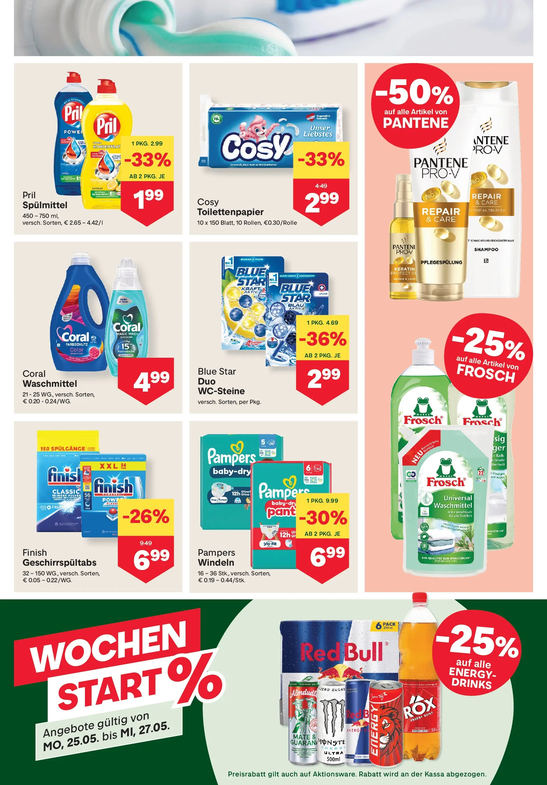 MPREIS Velden von 20.05.2026 - Aktuelle Angebote | Seite: 11 | Produkte: Pampers, Shampoo, Waschmittel