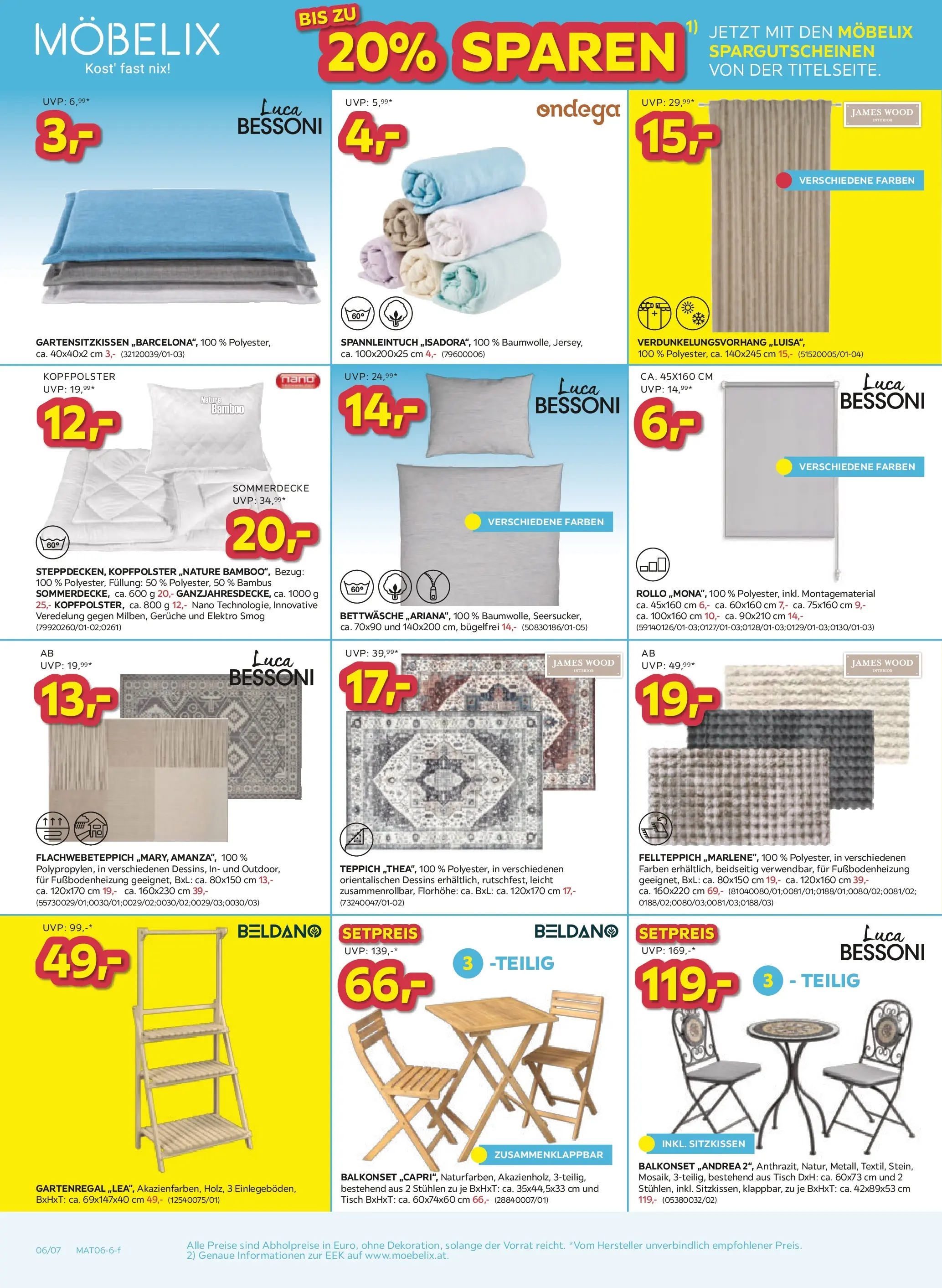 Möbelix - Flash Sale von 01.06.2026 - Aktuelle Angebote | Seite: 6