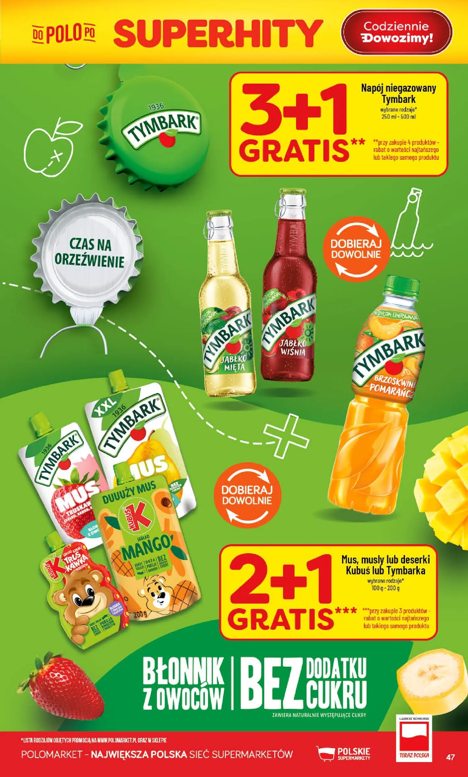 Nowa POLOmarket gazetka od jutra 13.05.2026 | Strona: 47 | Produkty: Mango, Mięta