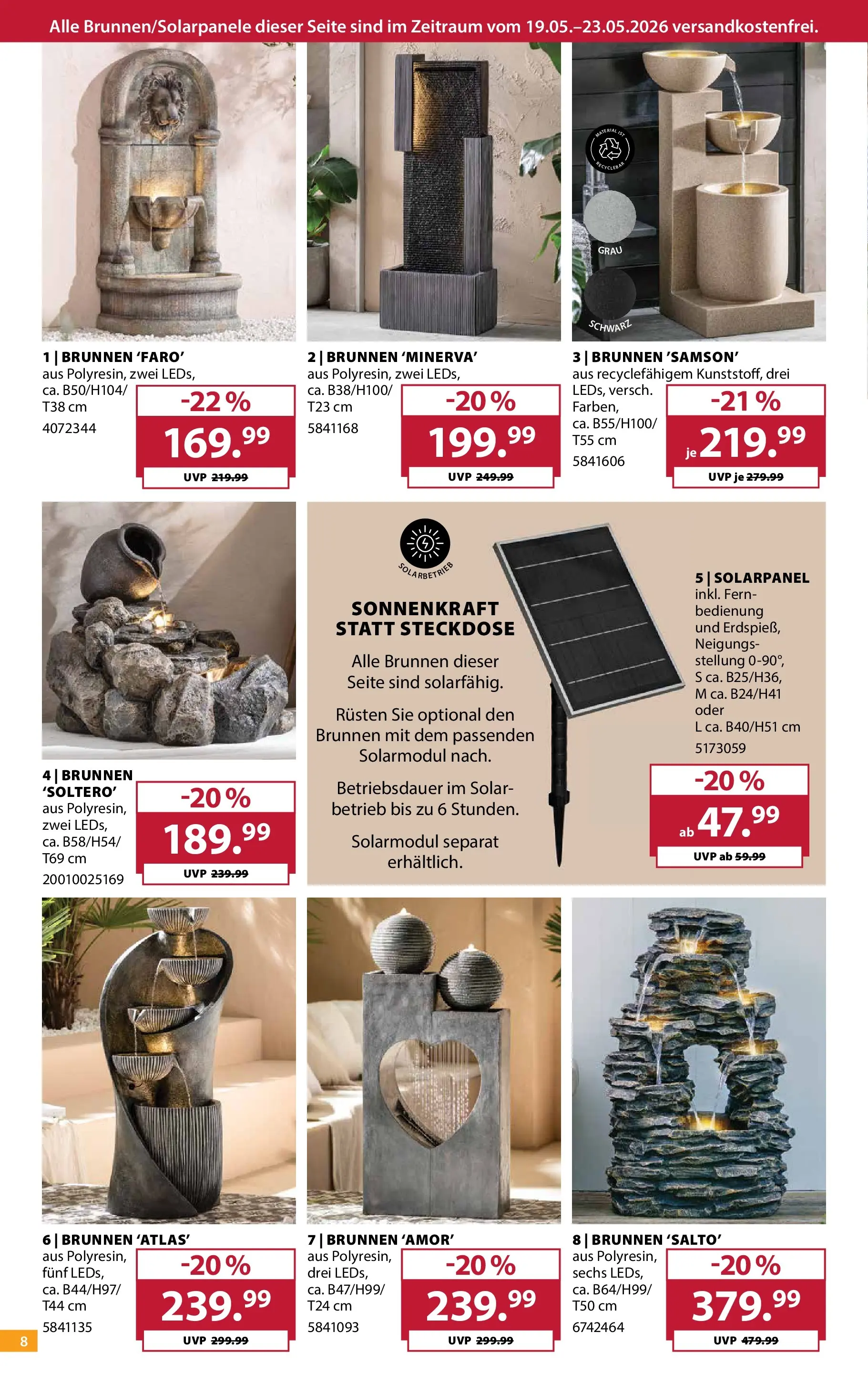 Dehner - Dehner: Garten & Zoo von 18.05.2026 - Aktuelle Angebote | Seite: 8 | Produkte: Steckdose