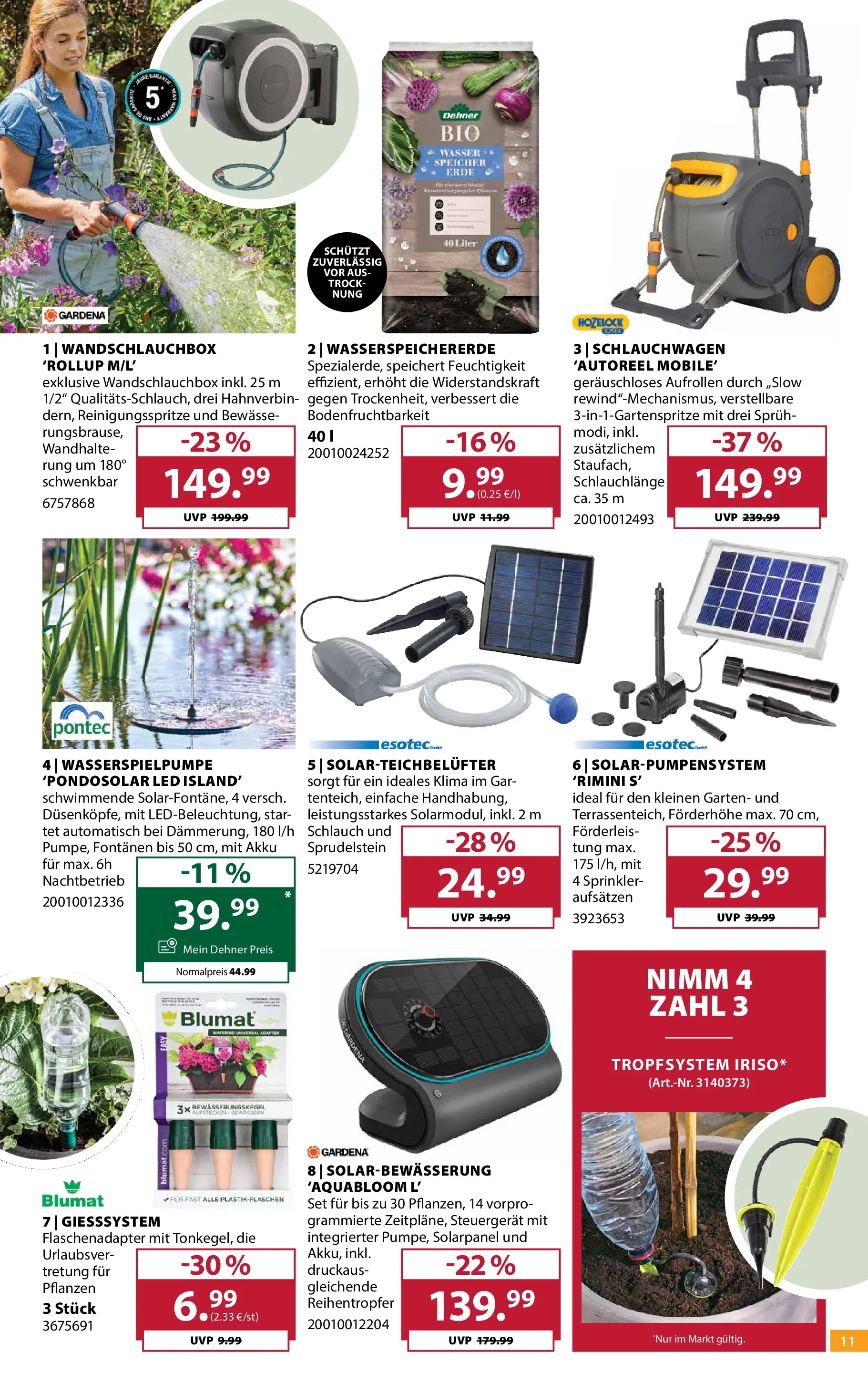 Dehner - Dehner: Garten & Zoo von 18.05.2026 - Aktuelle Angebote | Seite: 11 | Produkte: Wasser, Adapter