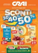 Crai Sconti 30% 40% 50% - al 27.05.2026