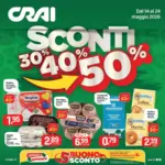 Crai Sconti 30% 40% 50% - al 27.05.2026