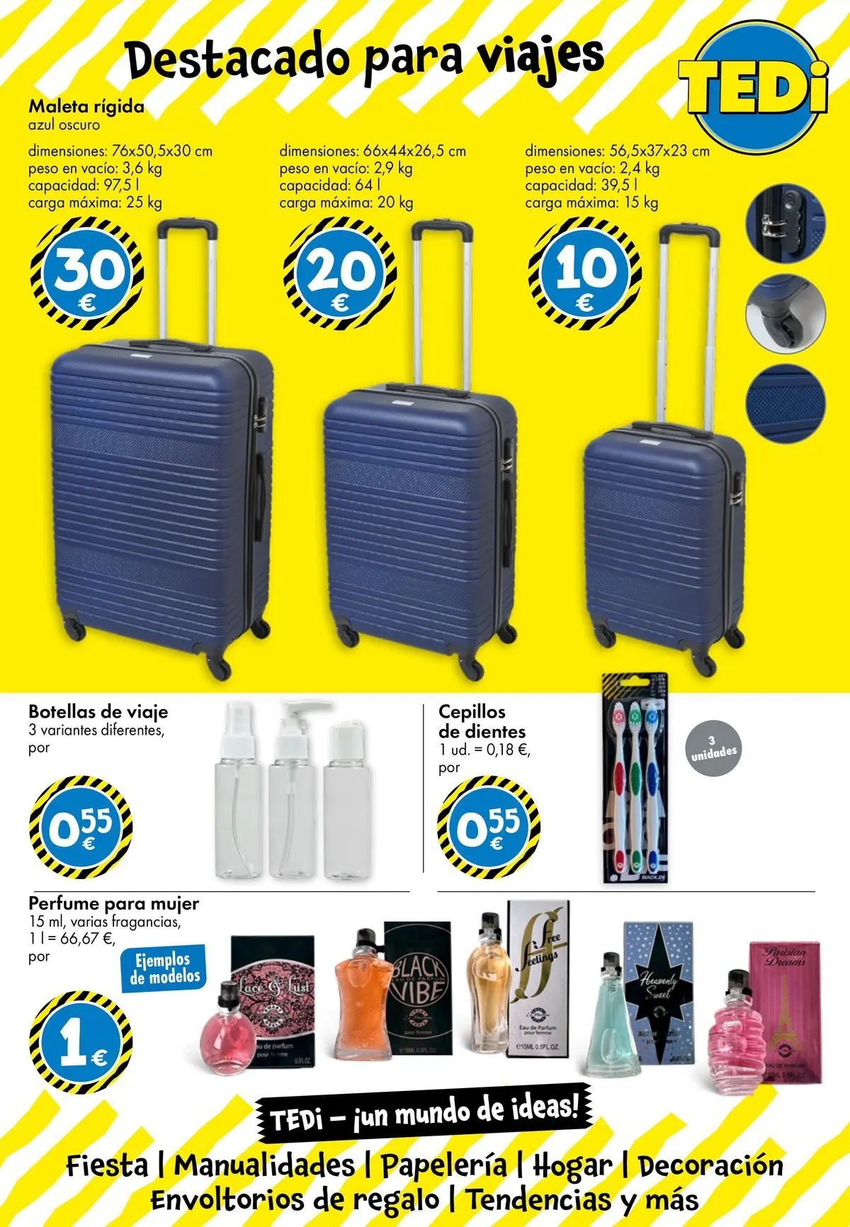 TEDi Nueva apertura 23/05/2026 - 30/05/2026 | Página: 3 | Productos: Perfume, Maleta, Peso, Eau de parfum