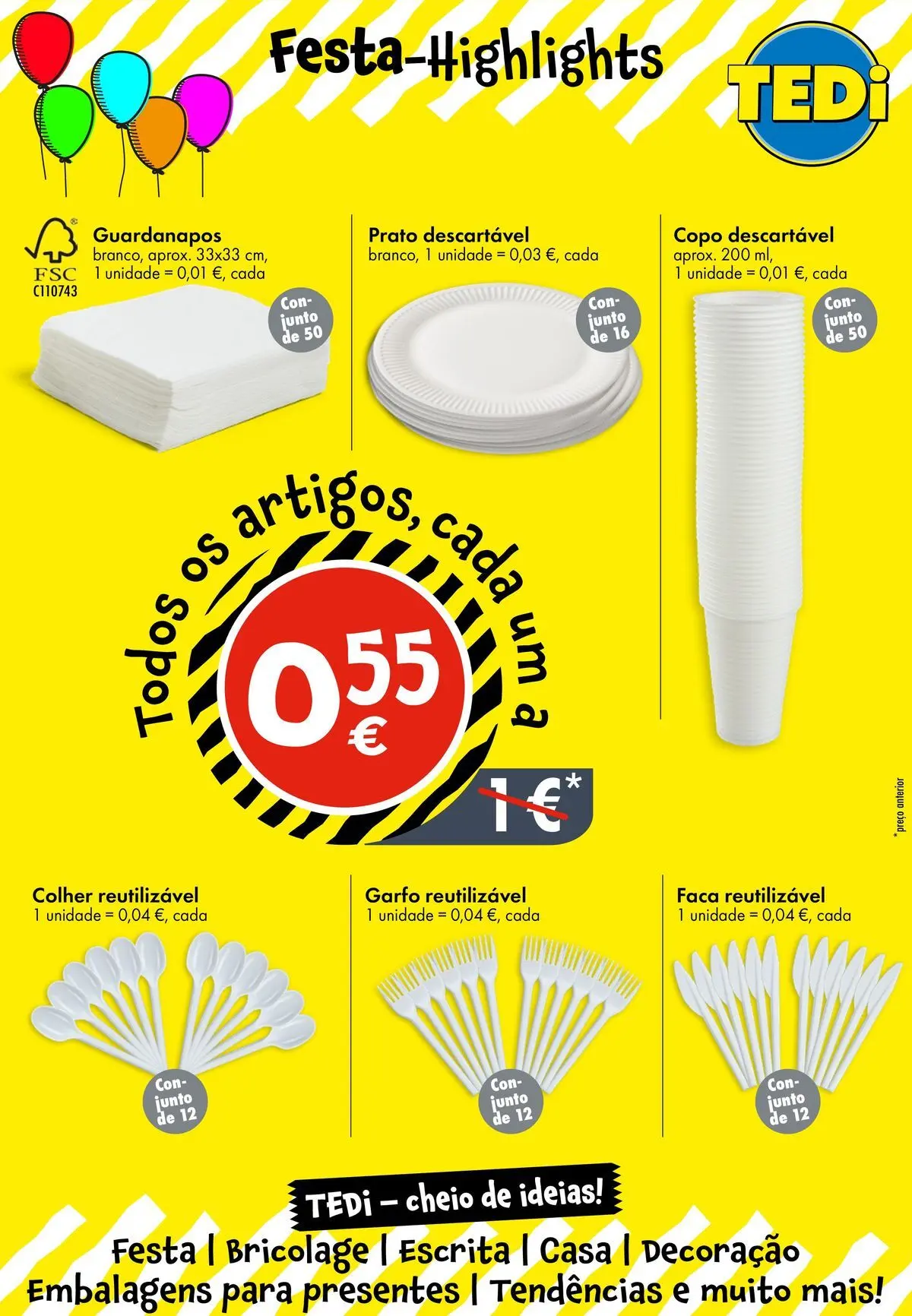TEDi - Nova abertura » de 19/05/2026 - 23/05/2026 | Página: 9 | Produtos: Faca, Guardanapos