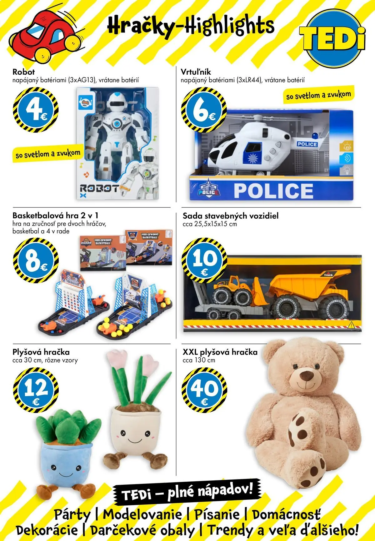 TEDi nové otvorenie - Turčianske Teplice od 28.05.2026 → Aktuálna ponuka online | Strana: 6 | Produkty: Police, Robot, Hra