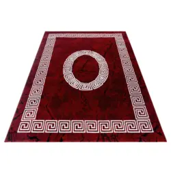 Webteppich Plus Rot ca. 140x200cm