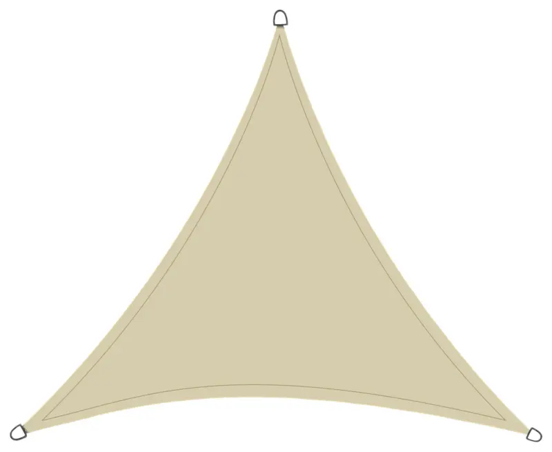 Sonnensegel H16883 ca. 360x360x360 cm Ecru