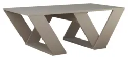 Couchtisch Pipra ca. 120x40x60 cm Beige