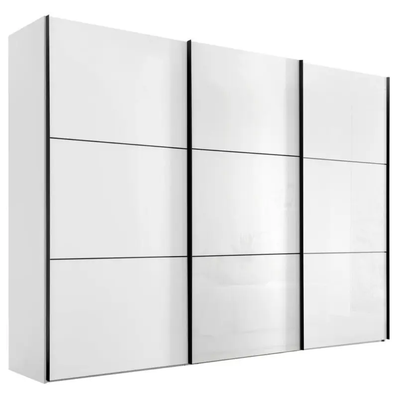 Schwebet&uuml;renschrank in Wei&szlig;