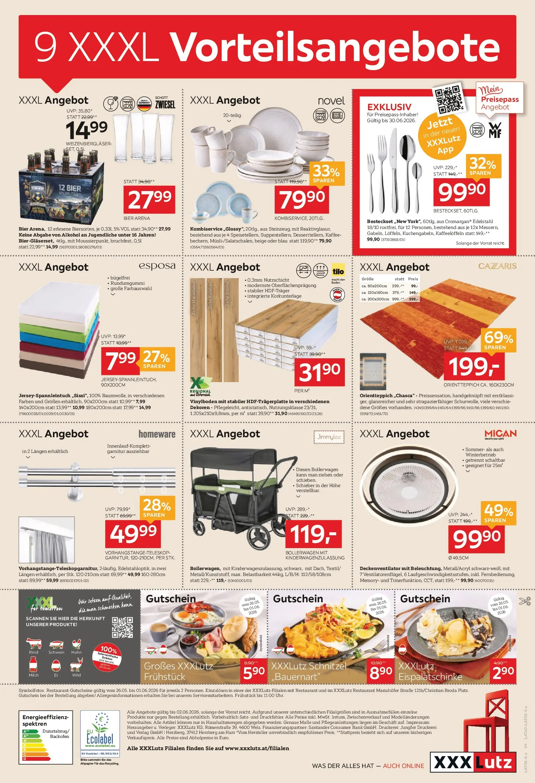 XXXLutz - 50% Marken - rabatt von 26.05.2026 - Aktuelle Angebote | Seite: 4 | Produkte: Uhr, Milch, Kaffee, Bier
