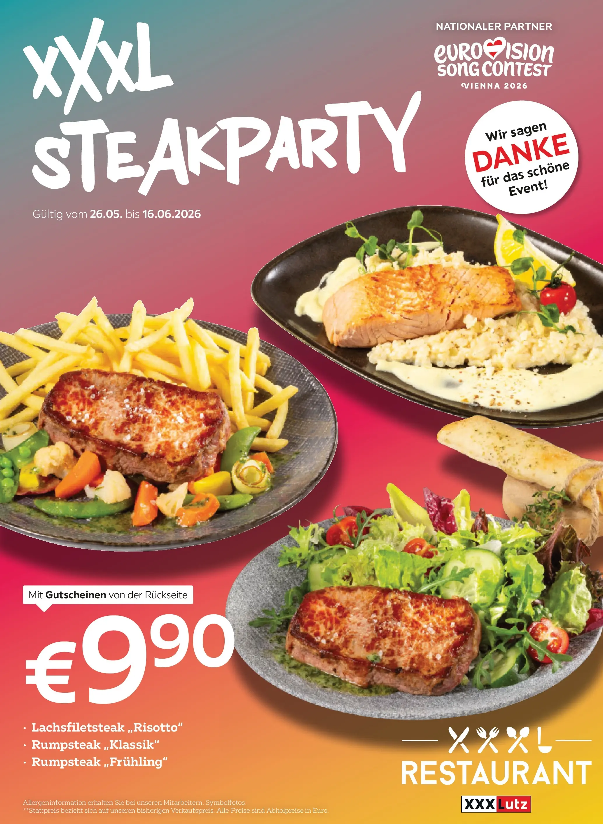 XXXLutz - Steak Party von 26.05.2026 - Aktuelle Angebote | Seite: 1