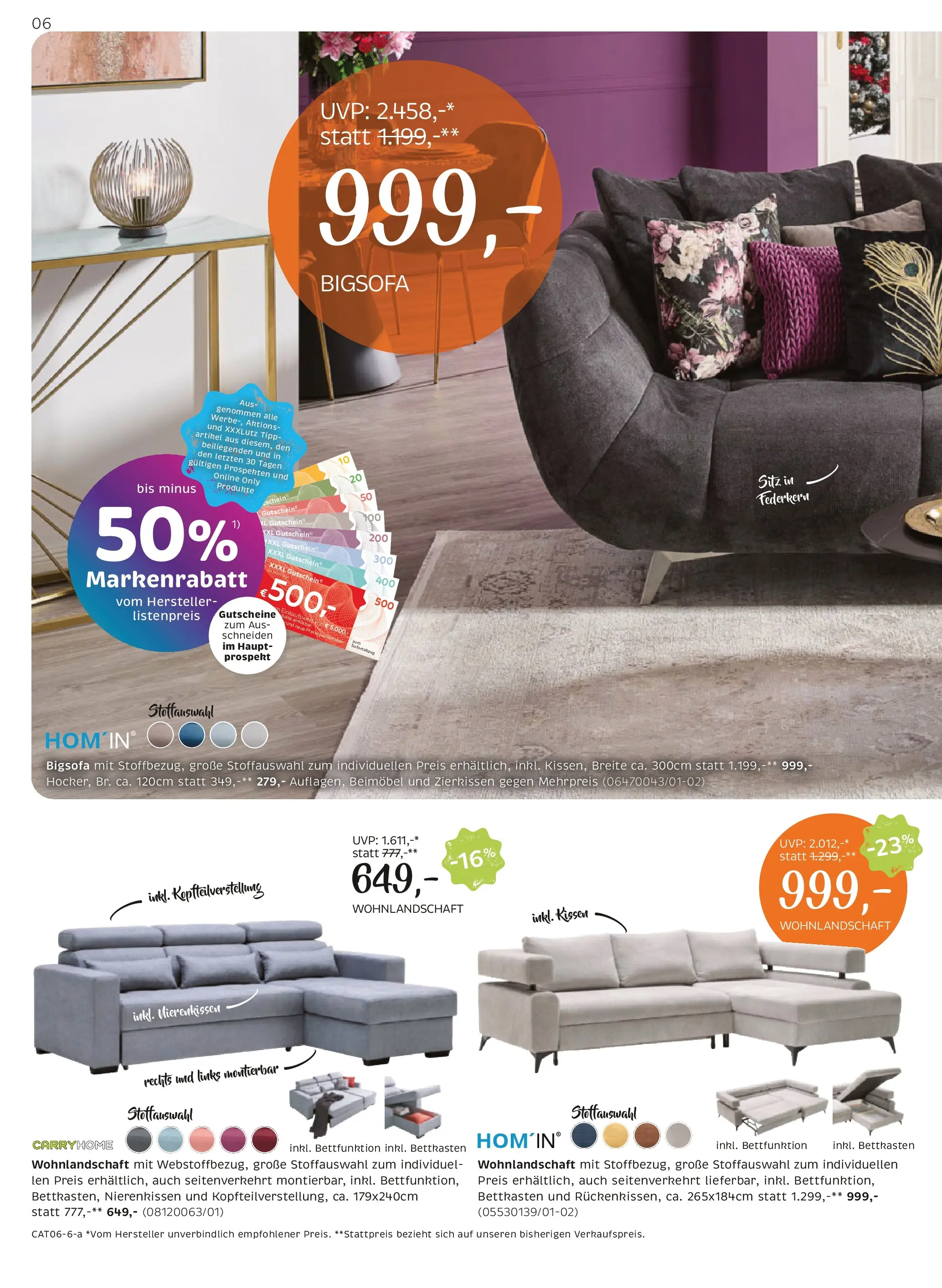 XXXLutz - Carry Home von 26.05.2026 - Aktuelle Angebote | Seite: 6 | Produkte: Kissen