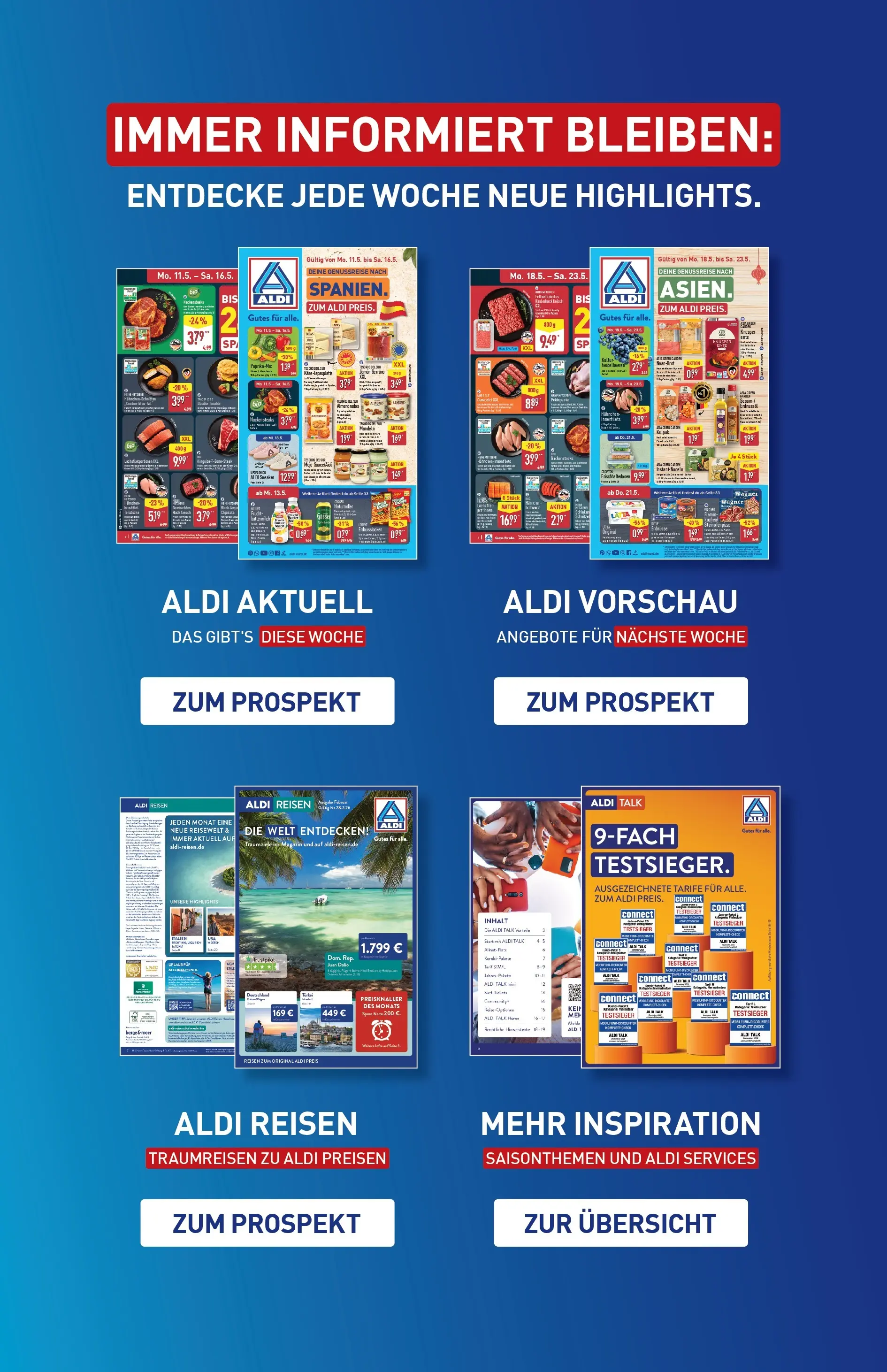 Aldi - ALDI Nord: Wochenangebote (ab 17.05.2026) » Angebote Online | Seite: 45 | Produkte: Hahnchen, Heidelbeeren, Nudeln, Ente