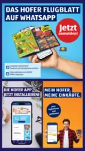 HOFER HOFER: Flugblatt - ab 15.05.2026