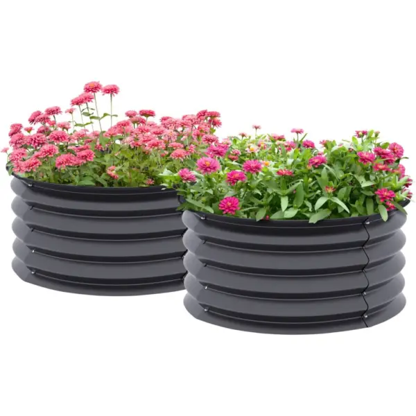 Outsunny Hochbeet 2er Set
