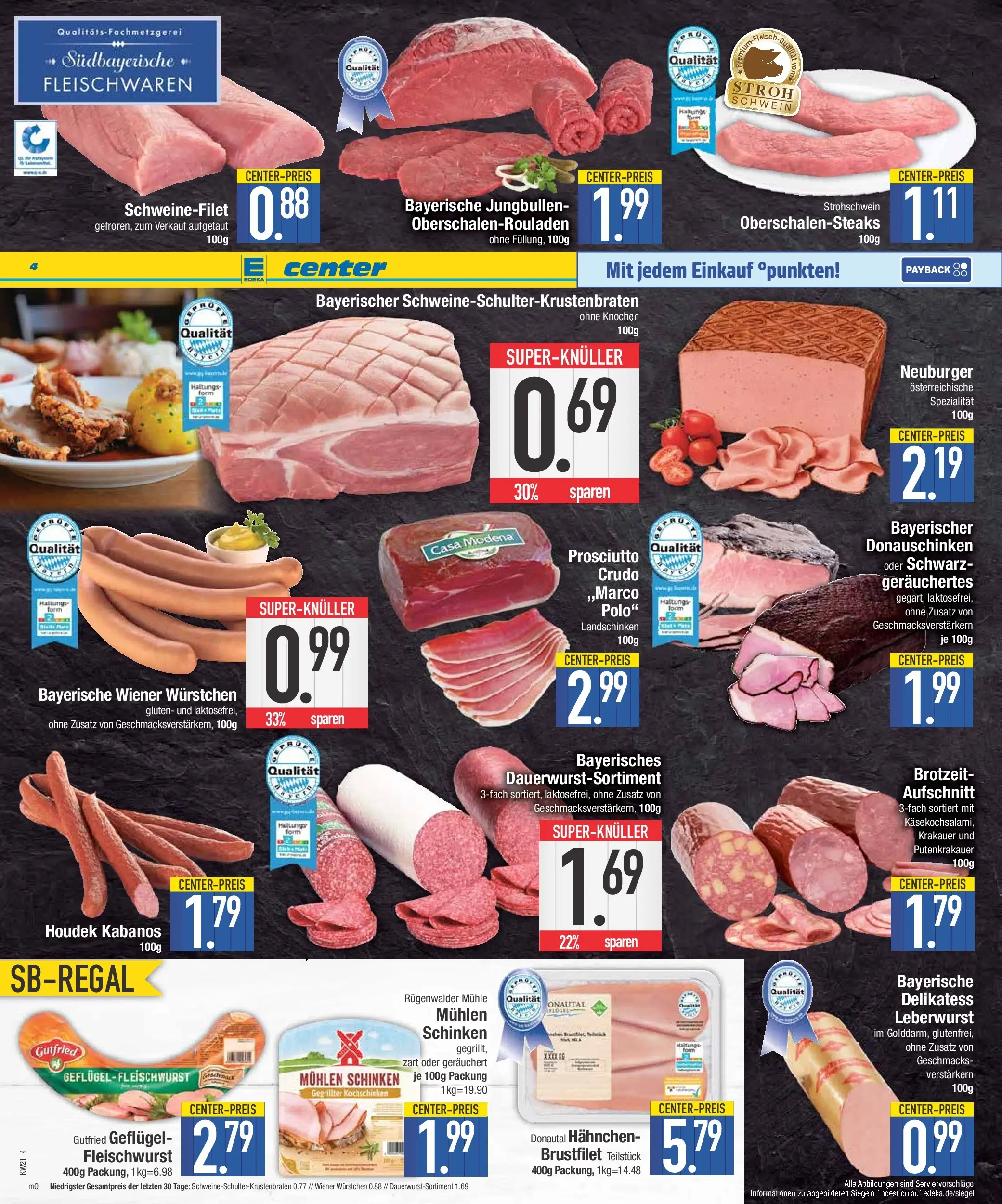 Edeka prospekt Abensberg	 (ab 17.05.2026) » Angebote Online | Seite: 5 | Produkte: Hahnchen, Wiener wurstchen, Schinken, Steak