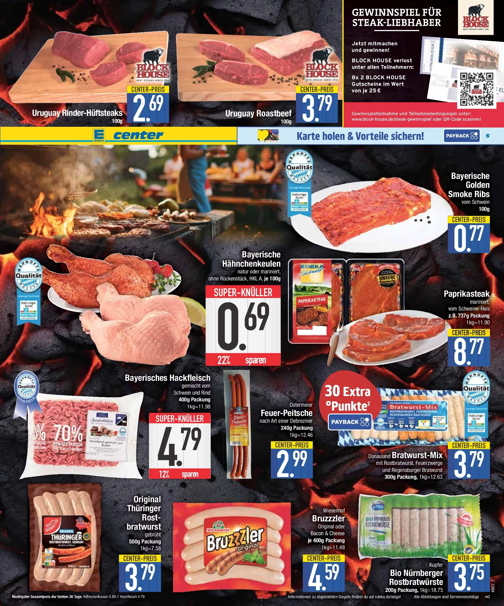 Edeka prospekt Abensberg	 (ab 17.05.2026) » Angebote Online | Seite: 6 | Produkte: Bratwurst, Roastbeef, Steak, Hackfleisch