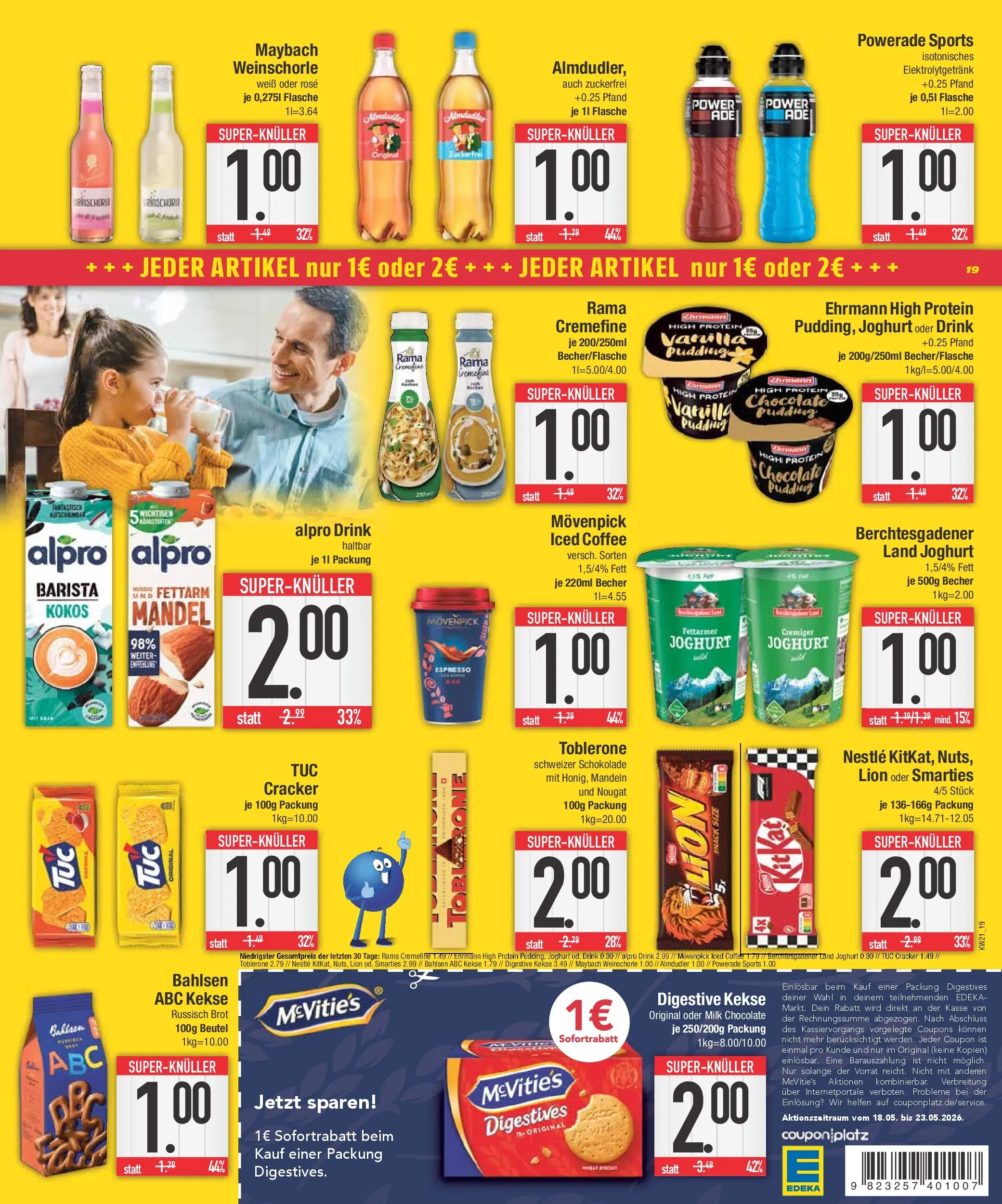 Edeka prospekt Abensberg	 (ab 17.05.2026) » Angebote Online | Seite: 20 | Produkte: Rama, Schokolade, Smarties, Mandeln