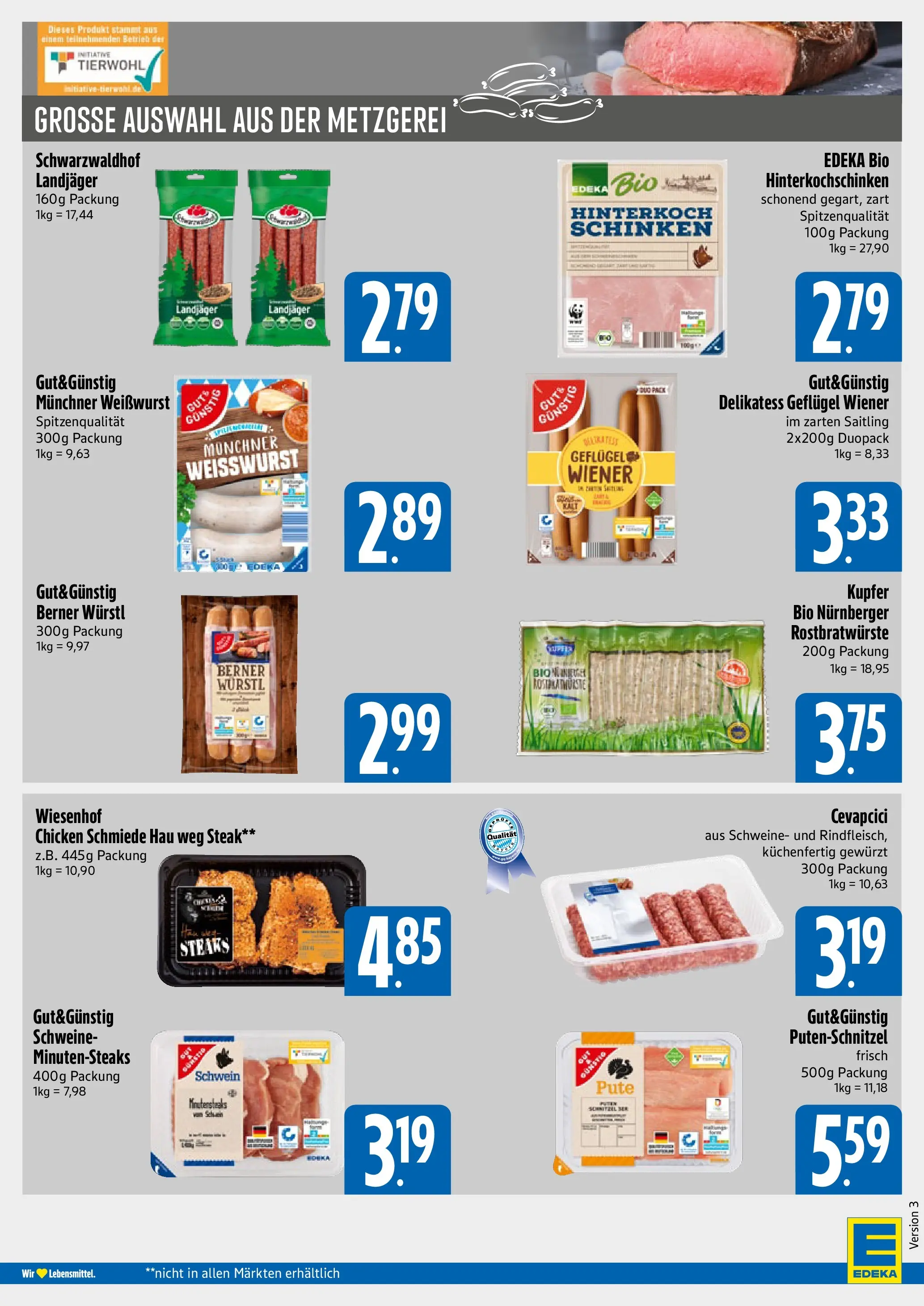 Angebote - E xpress: Wochenangebote (ab 17.05.2026) zum Blättern | Seite: 4 | Produkte: Pute, Cevapcici, Weißwurst, Steak