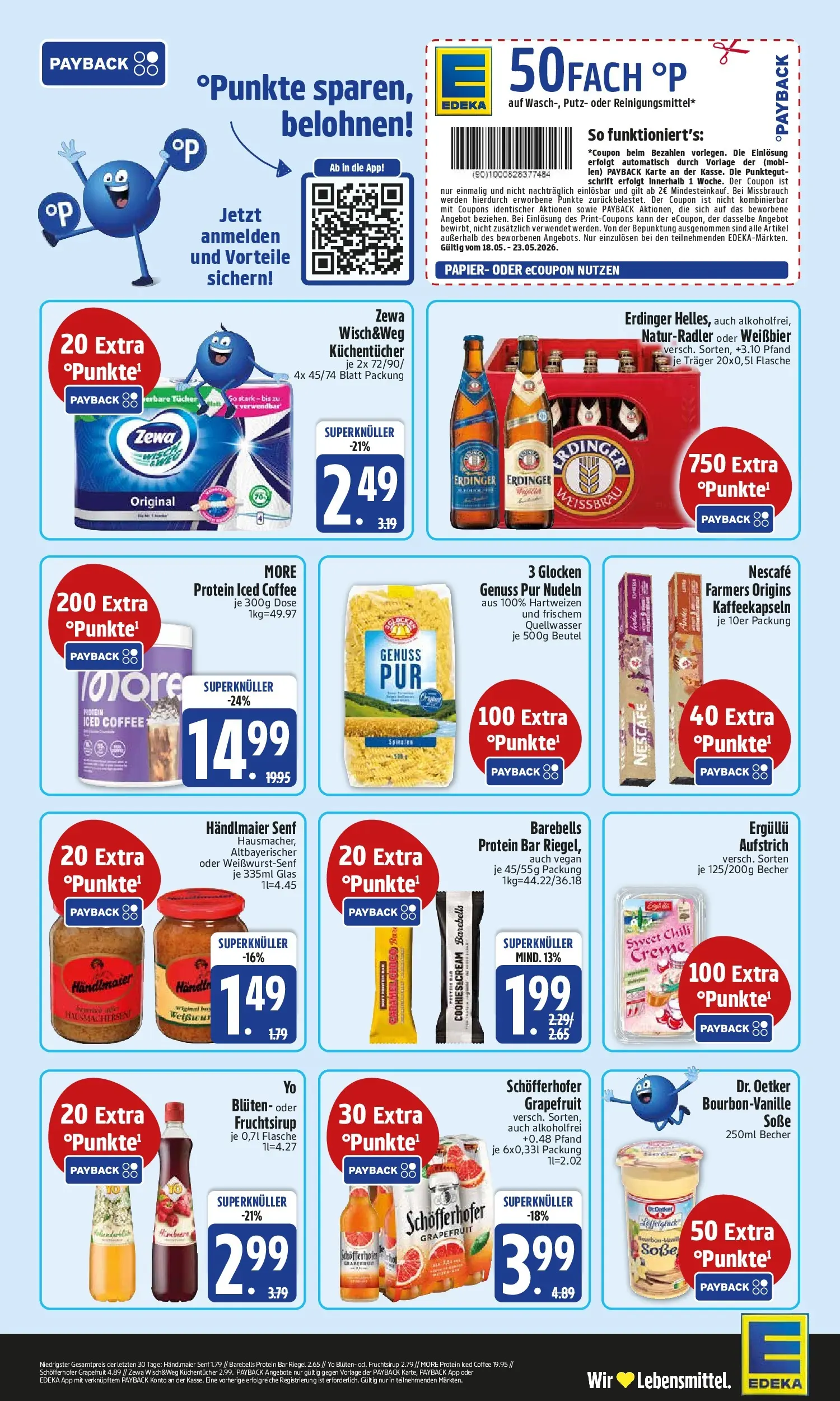 Edeka prospekt Rötz	 (ab 17.05.2026) » Angebote Online | Seite: 2 | Produkte: Nescafe, Erdinger, Creme, Nudeln