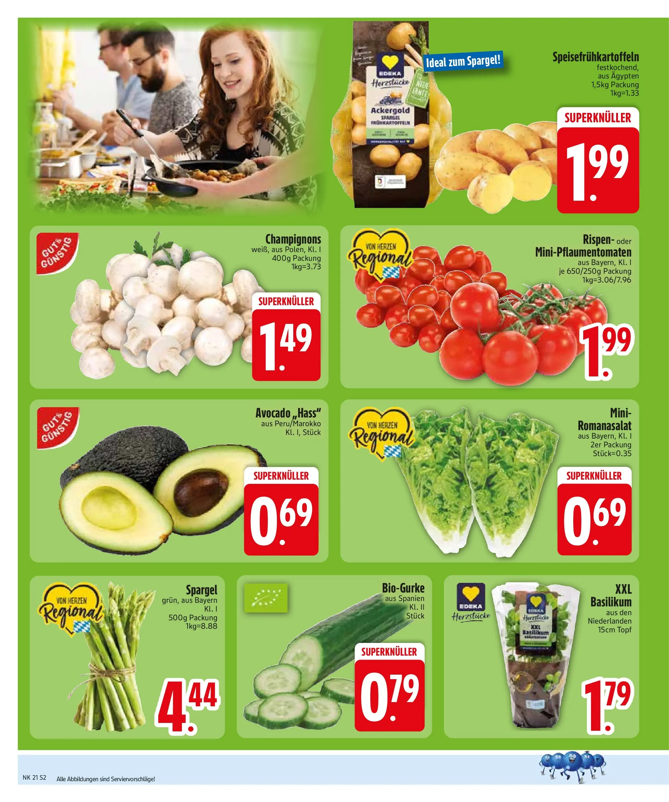 Edeka prospekt Rötz	 (ab 17.05.2026) » Angebote Online | Seite: 5 | Produkte: Spargel, Avocado, Champignons