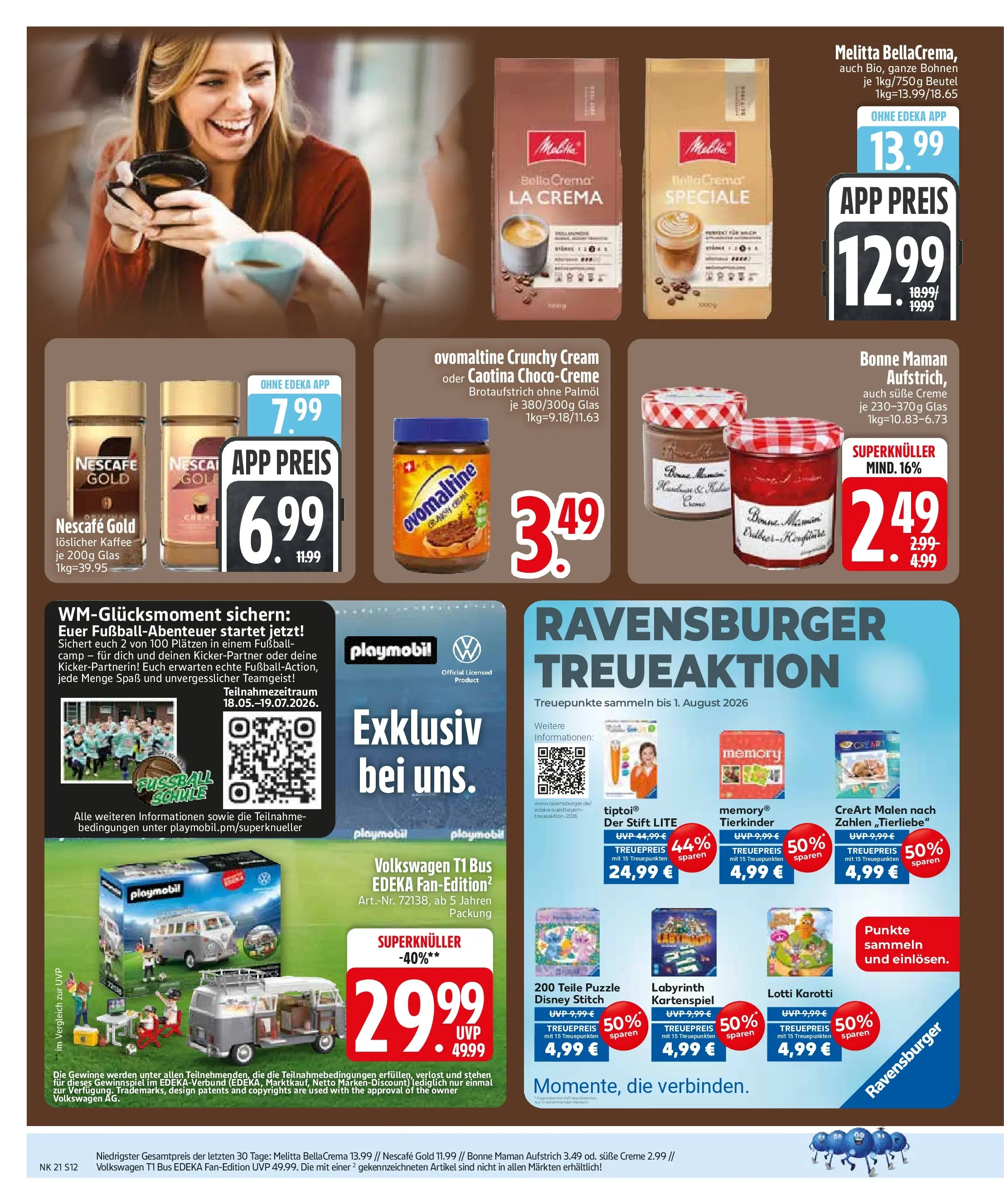Edeka prospekt Rötz	 (ab 17.05.2026) » Angebote Online | Seite: 15 | Produkte: Melitta, Ovomaltine, Nescafe, Nescafe gold