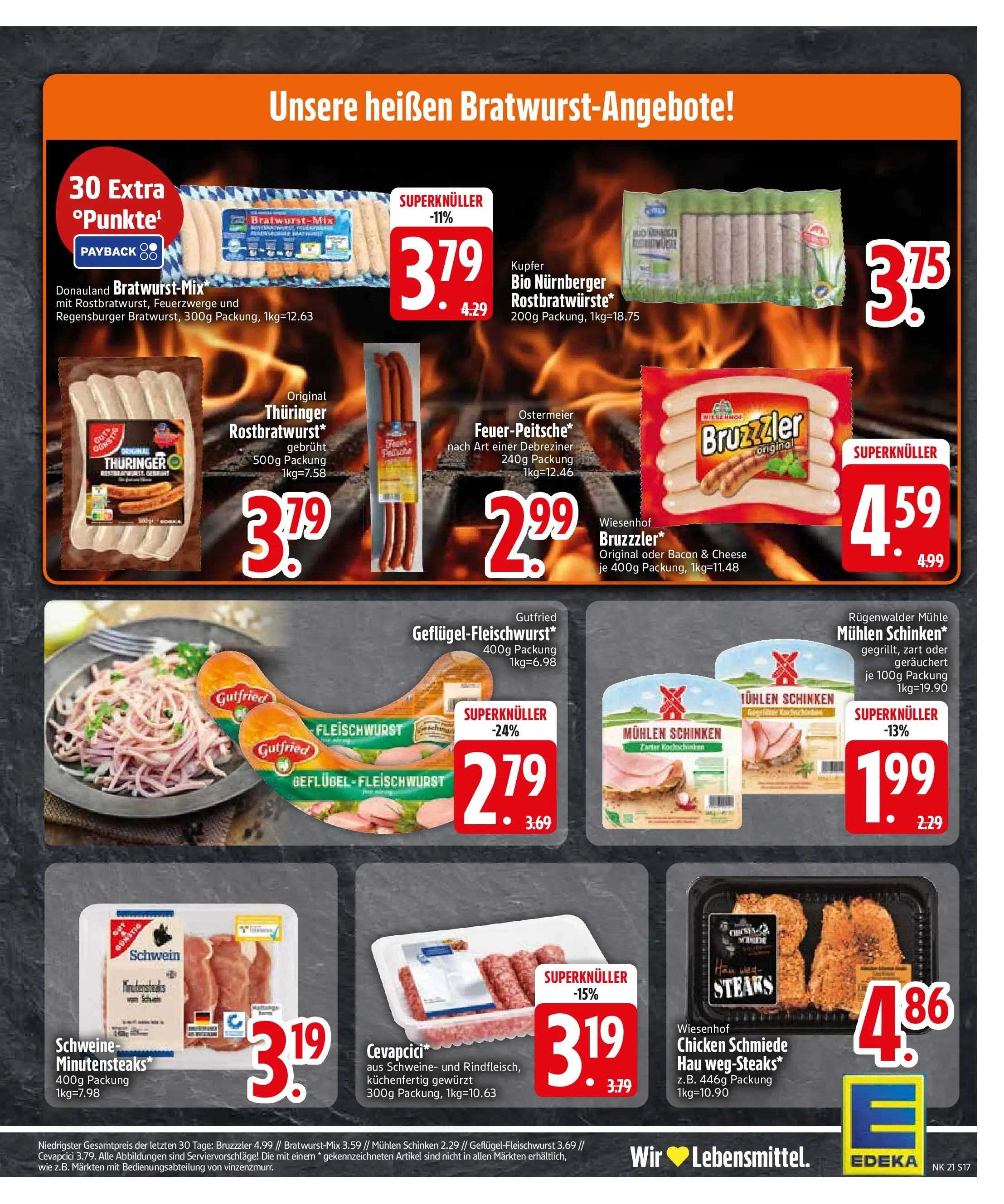Edeka prospekt Rötz	 (ab 17.05.2026) » Angebote Online | Seite: 20 | Produkte: Mühle, Cevapcici, Schinken