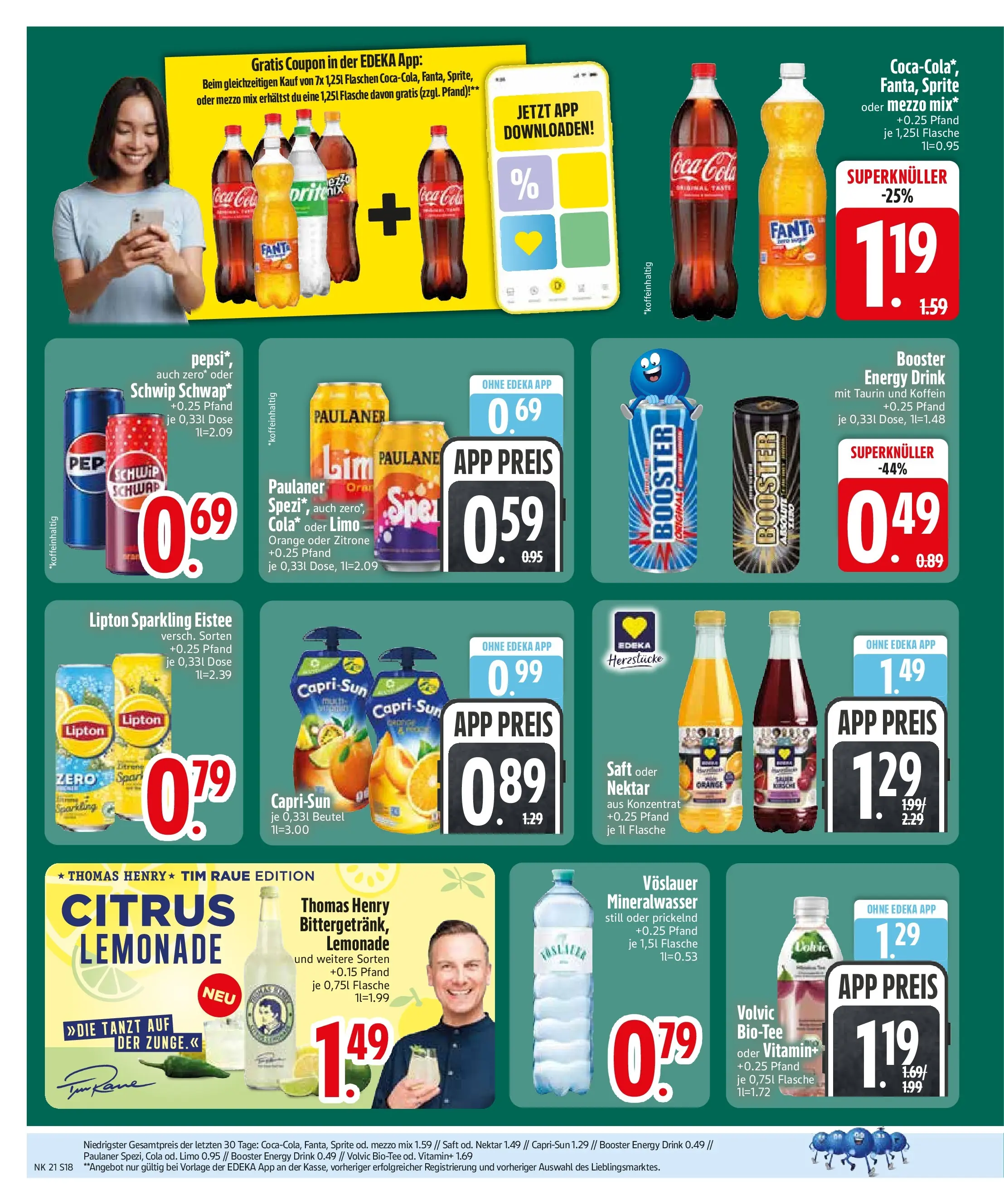 Edeka prospekt Rötz	 (ab 17.05.2026) » Angebote Online | Seite: 21 | Produkte: Energy, Mineralwasser, Zitrone, Volvic
